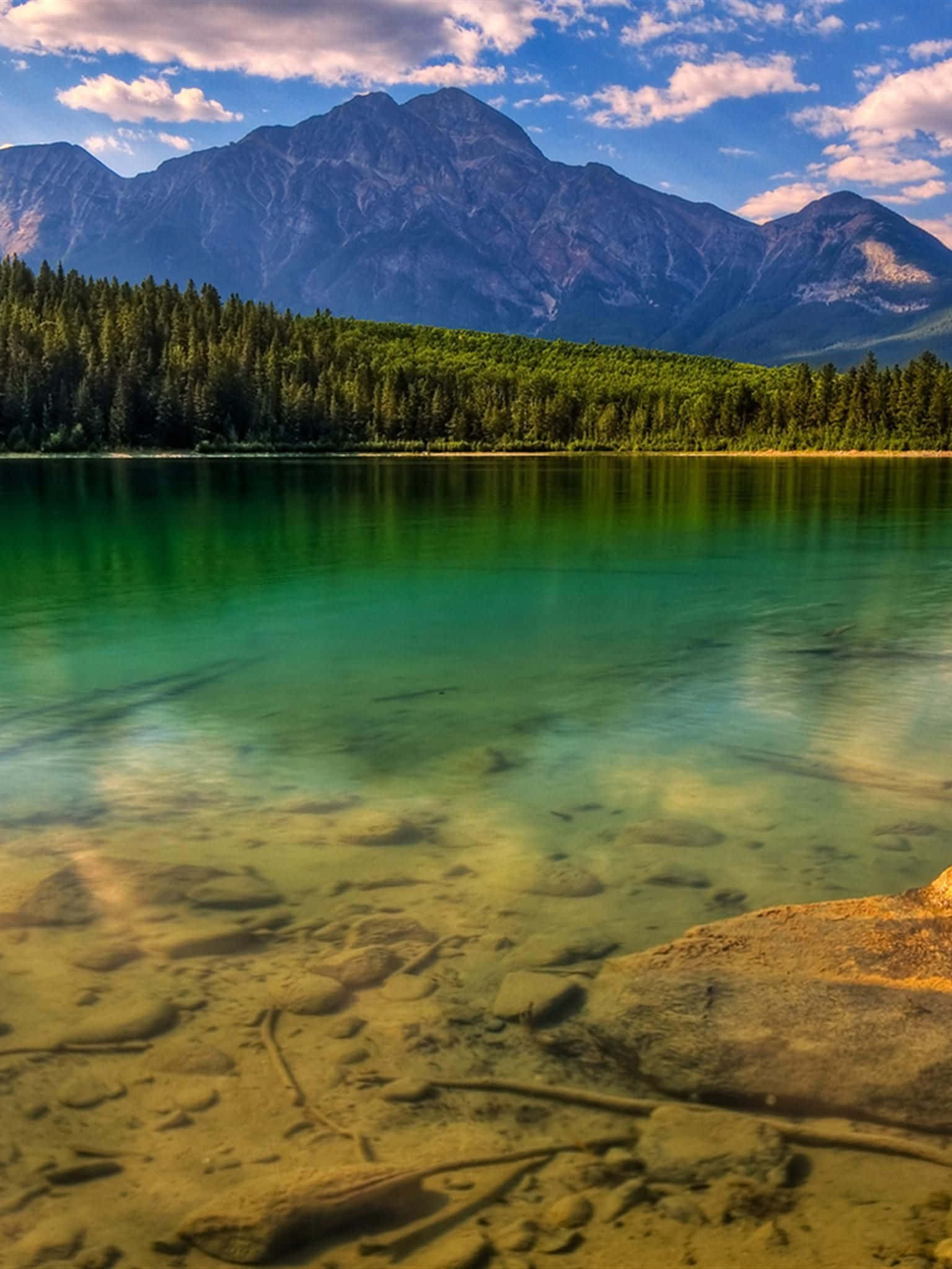 nature iPad, mountain lake, turquoise water, Full HD Phone Wallpaper