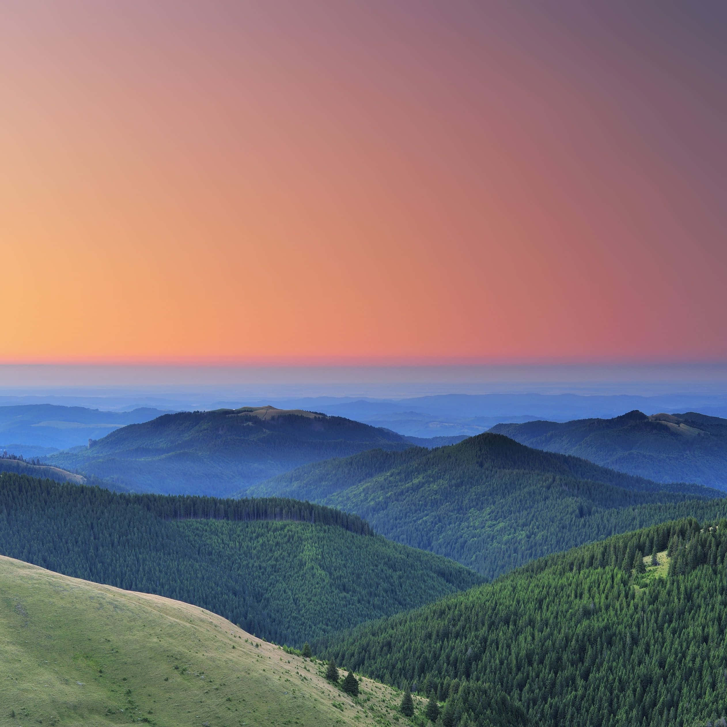 Sunset, Nature iPad, orange and pink sunset sky, Full HD Desktop Wallpaper
