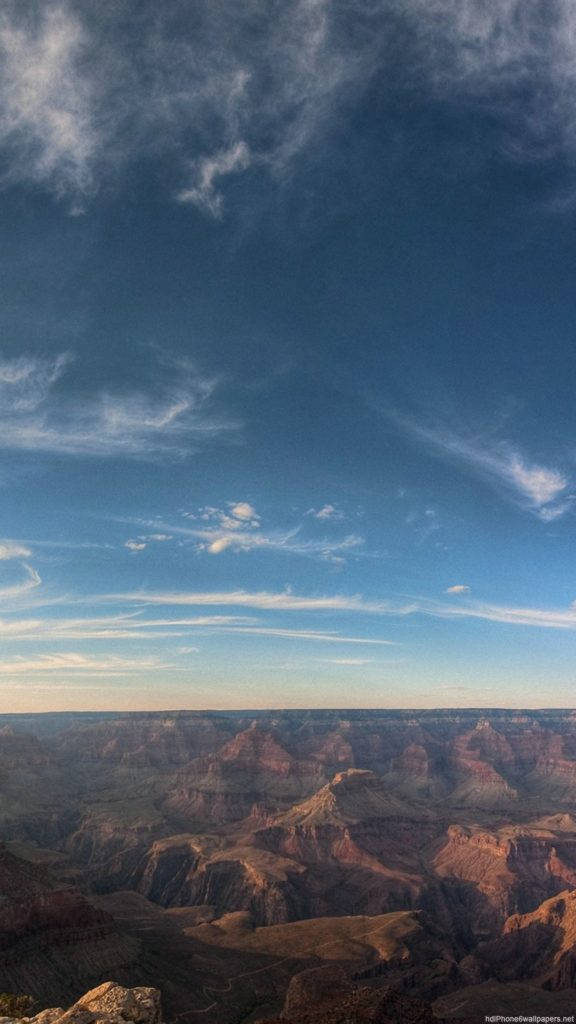 mountains, canyon, dramatic sky, SD Phone Wallpaper