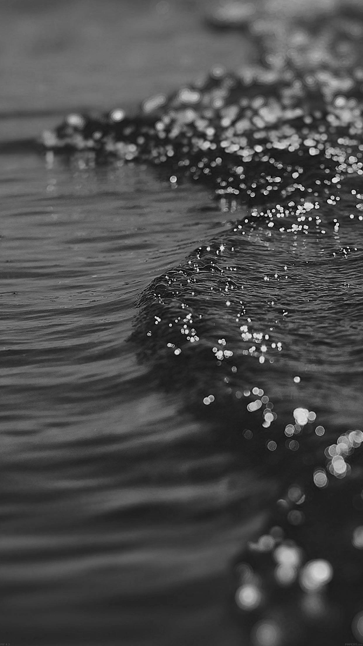 beach wave, ocean waves, sparkling droplets, Full HD Phone Wallpaper