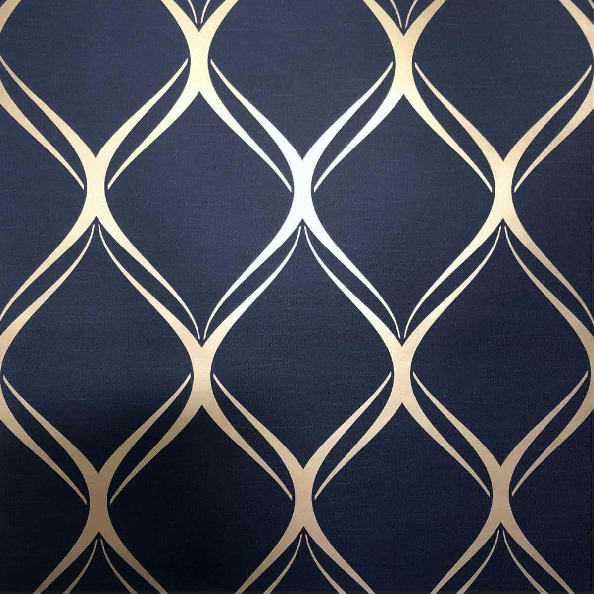 navy blue, gold, geometric diamond patterns, SD Desktop Wallpaper