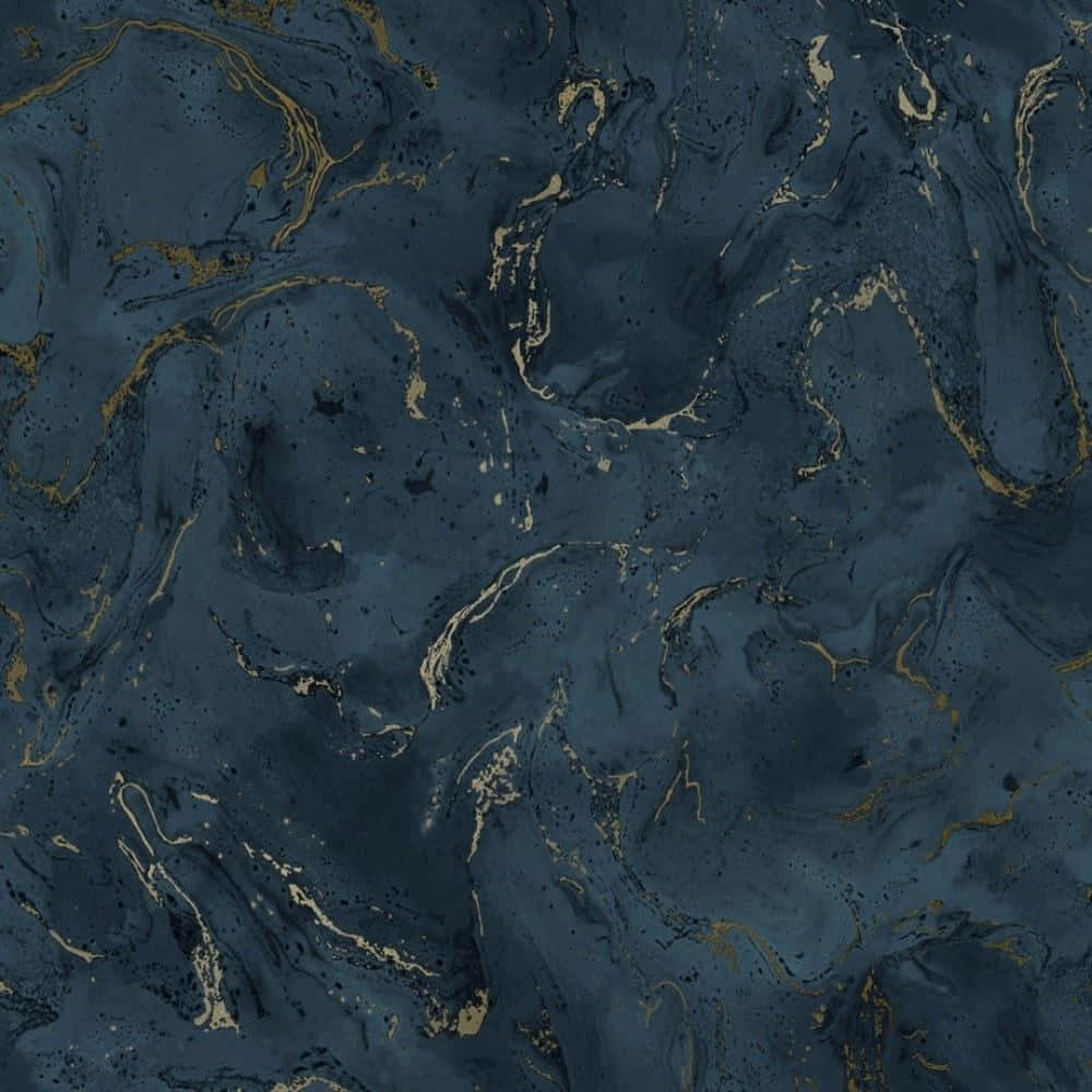 Navy Gold Marble Texture, dark blue marble, swirling gold veins, SD Desktop Wallpaper