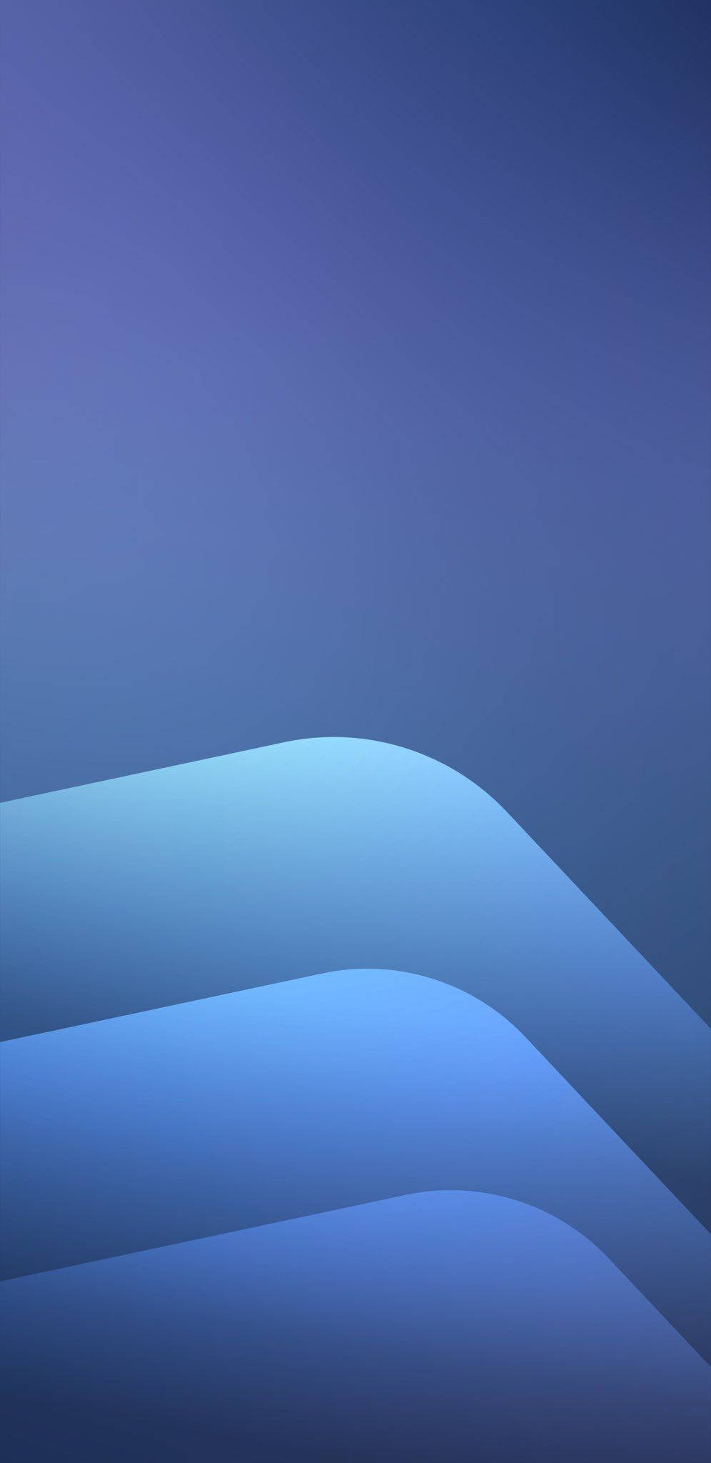 navy blue iPhone, soft gradient blue, abstract shapes, Full HD Phone Wallpaper
