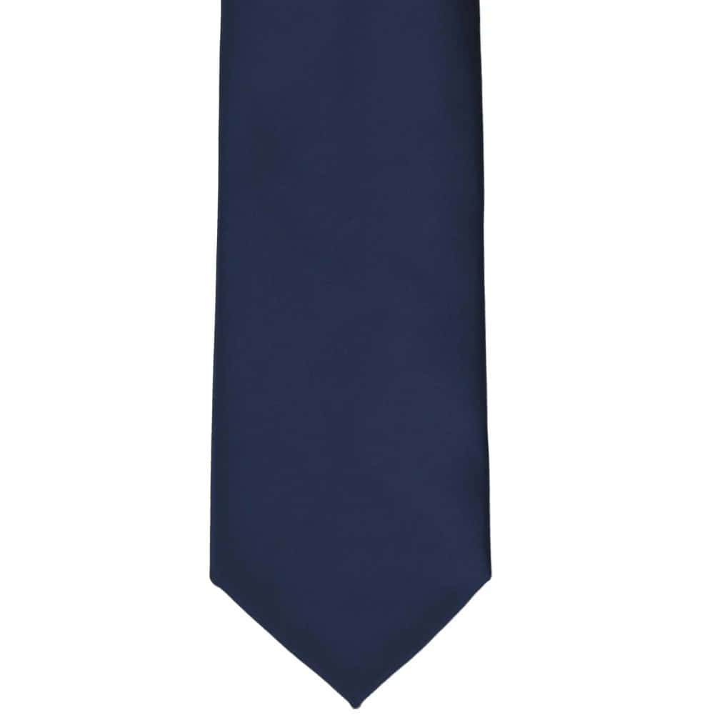 solid navy blue tie, smooth satin finish, pointed tip, SD Desktop Wallpaper
