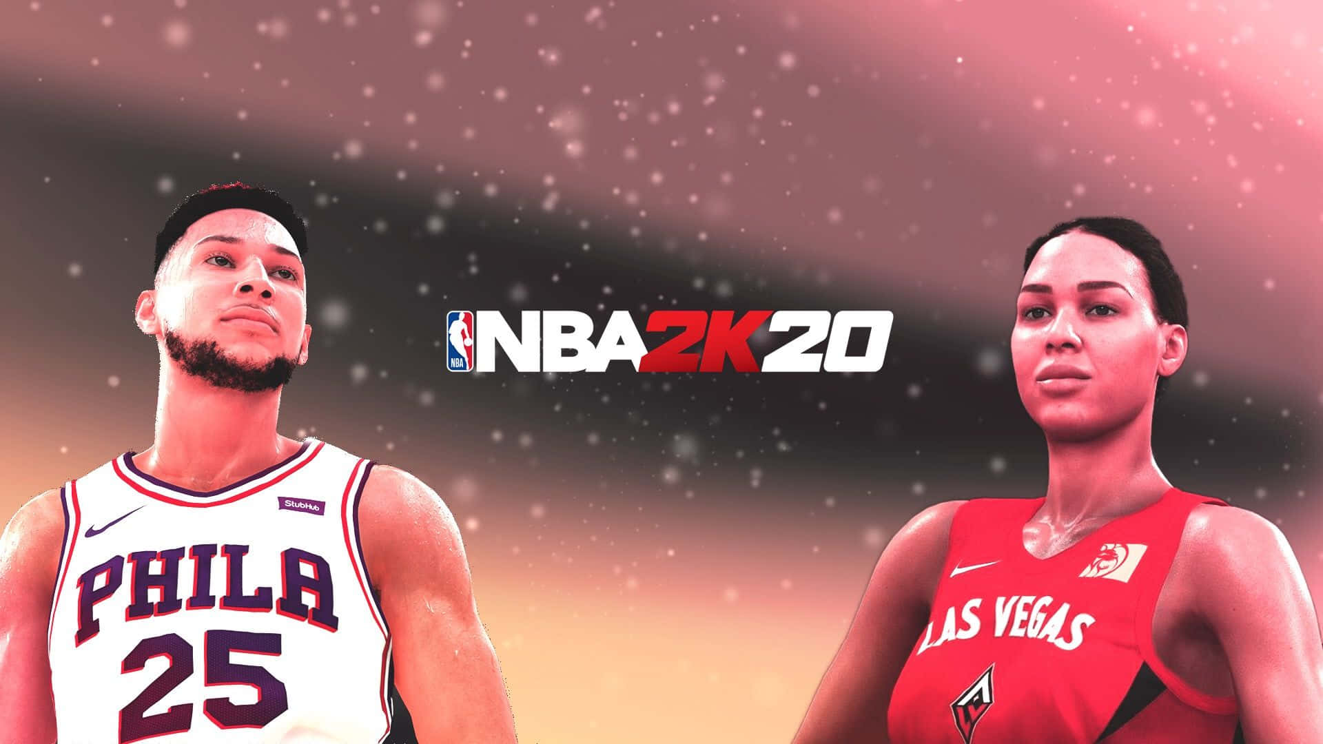 NBA 2K20, basketball players, team jerseys, Full HD Desktop Wallpaper