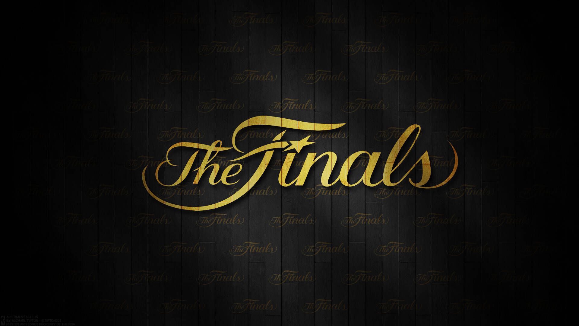 NBA Finals, silhouette logo, golden cursive text, Full HD Desktop Wallpaper