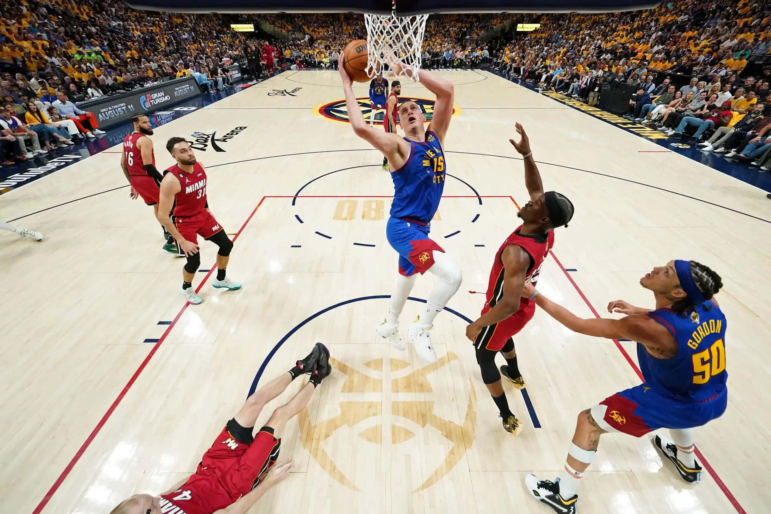 NBA Game, blue, red, 2K Desktop Wallpaper