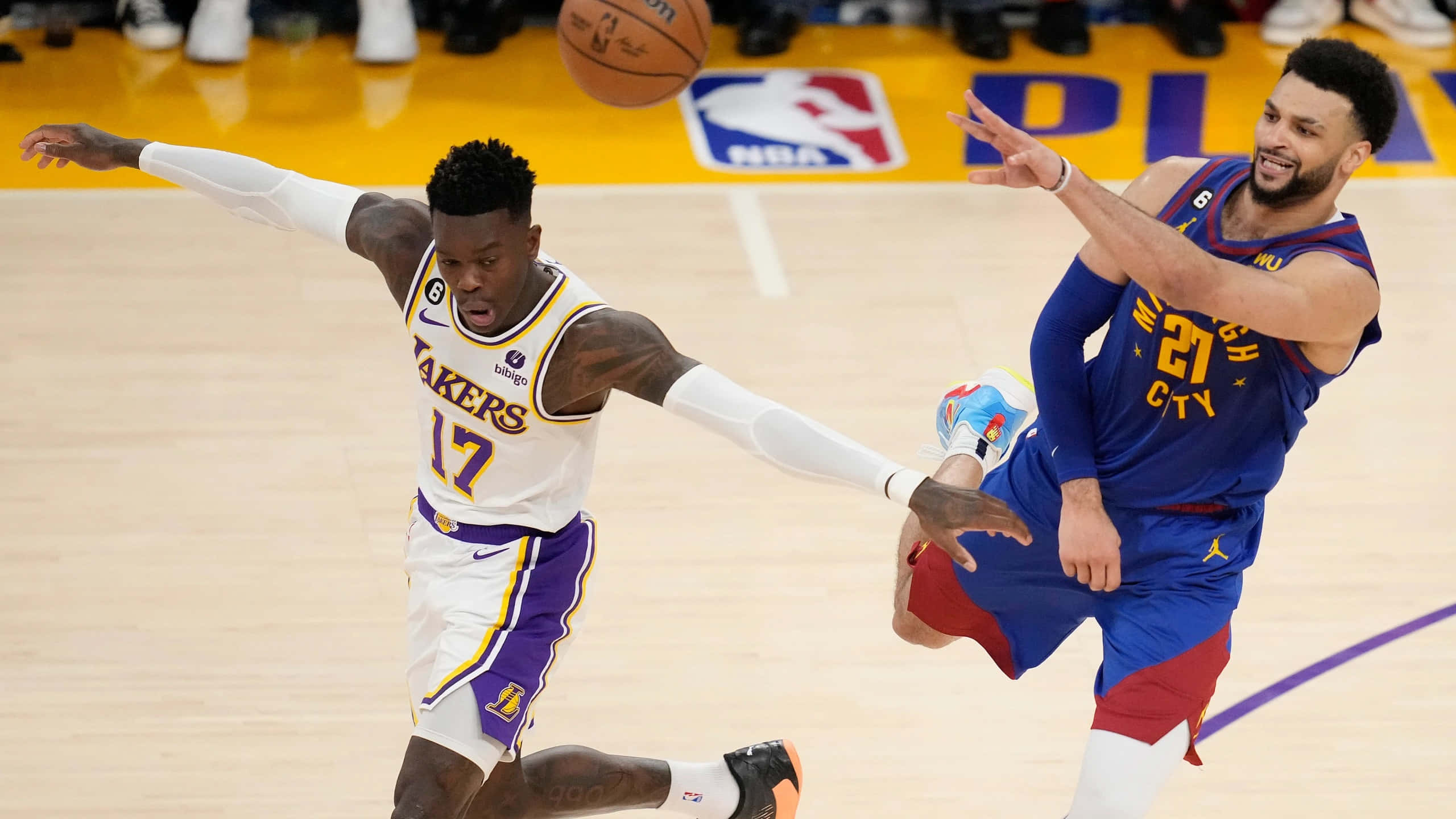 NBA Game, polished court, loose ball, 2K Desktop Wallpaper
