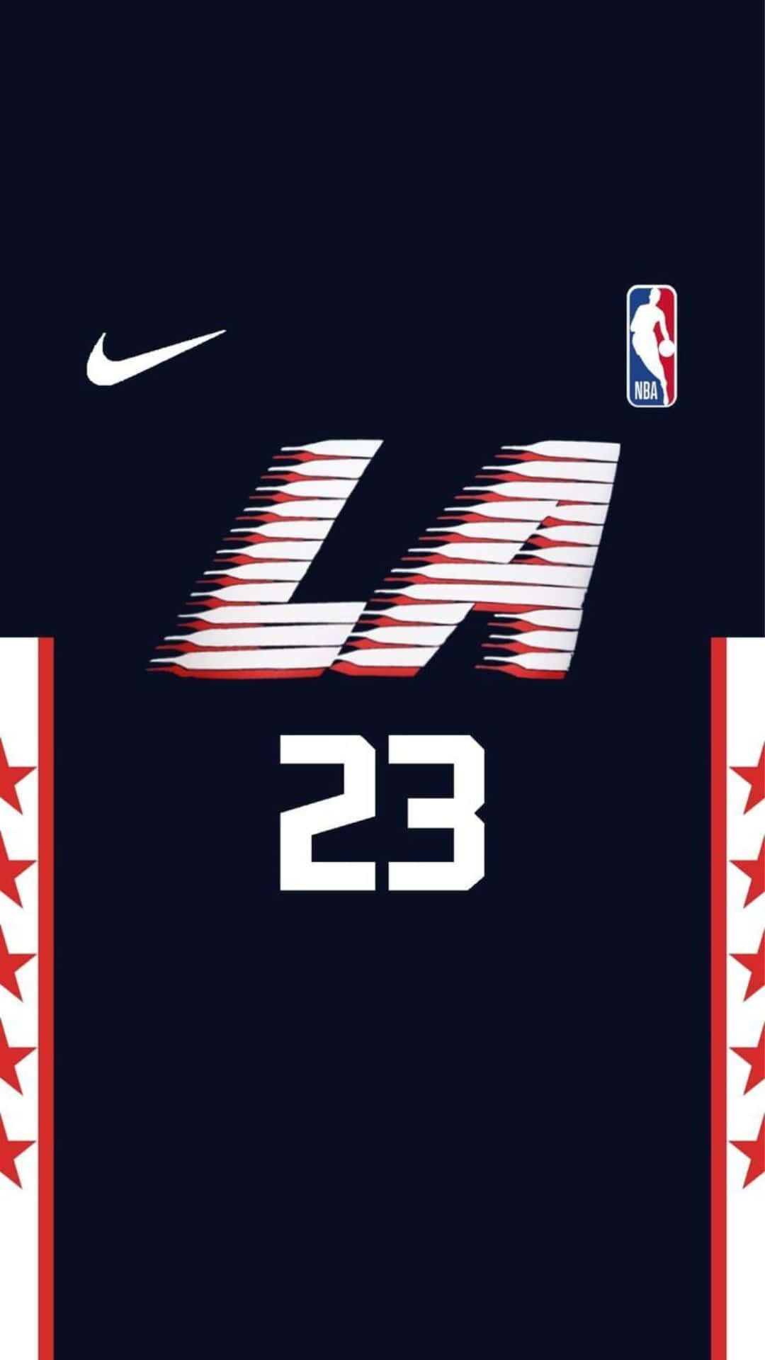 LA, 23, red stripes, Full HD Phone Wallpaper