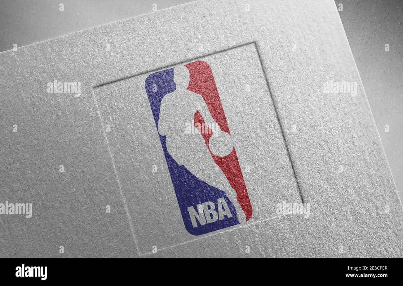 NBA Logo, red, blue, HD Desktop Wallpaper