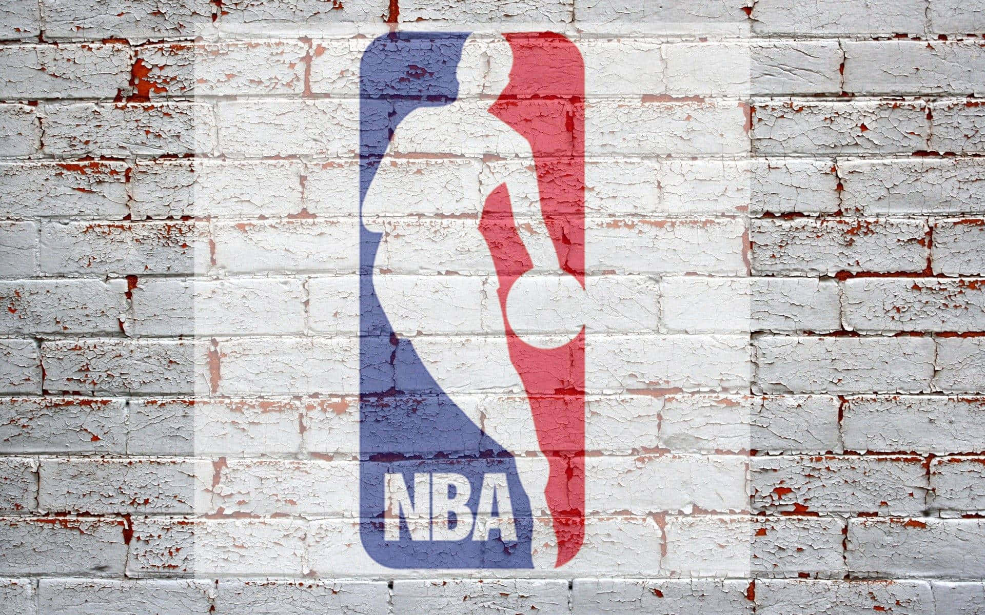 NBA Logo, red, blue, Full HD Desktop Wallpaper