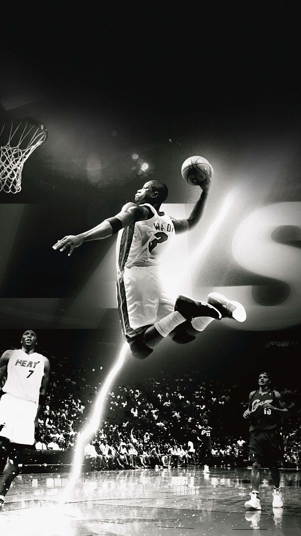 NBA Phone, basketball player, dunking the ball, Full HD Phone Wallpaper