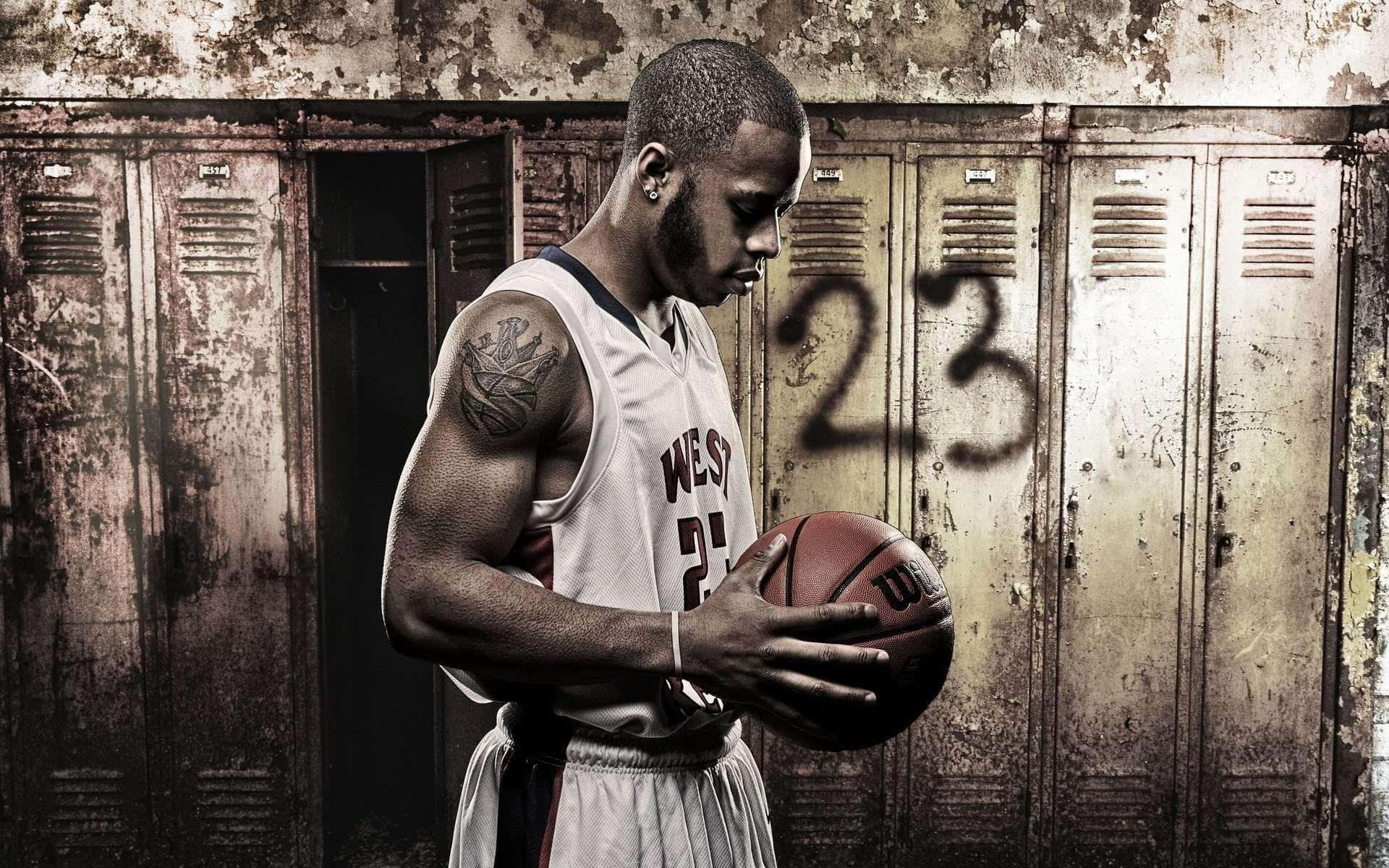 NBA players, white jersey, number 23, Full HD Desktop Wallpaper