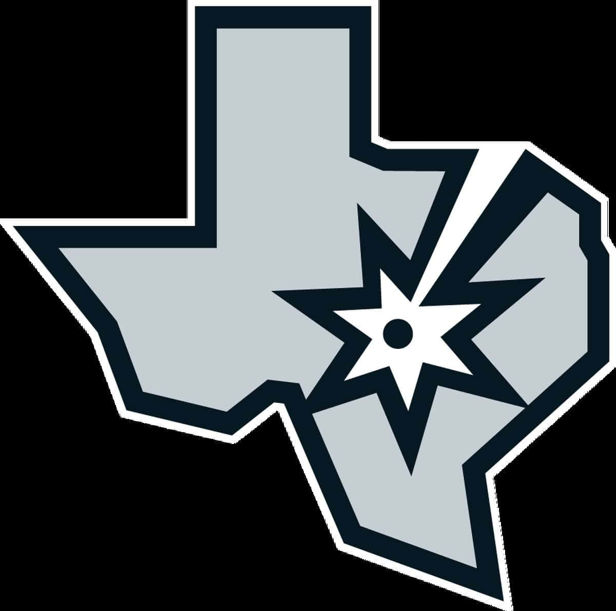 NBA Teams, Texas state outline, white starburst emblem, SD Desktop Wallpaper