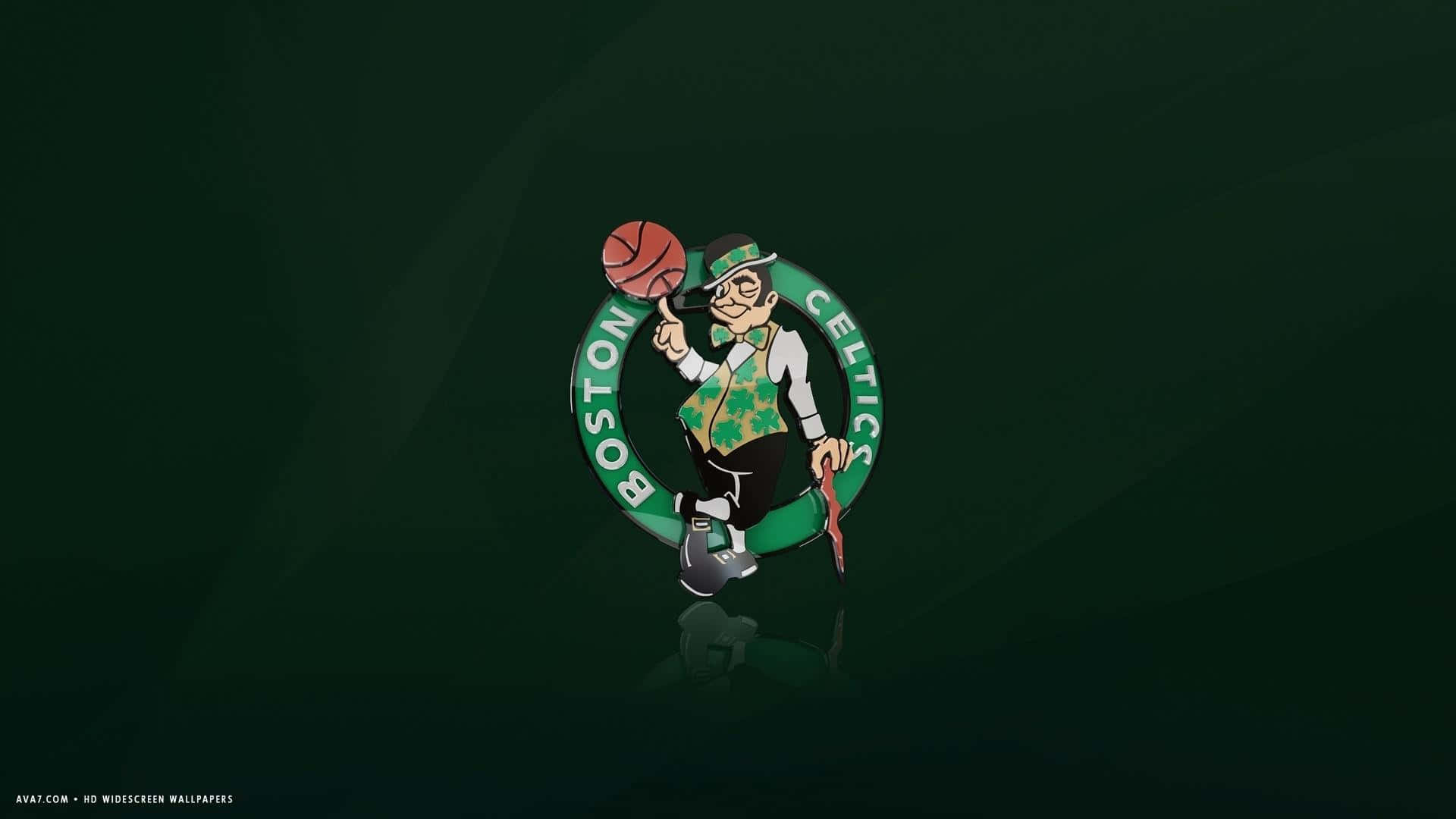 NBA Teams, cartoon leprechaun, basketball, Full HD Desktop Wallpaper