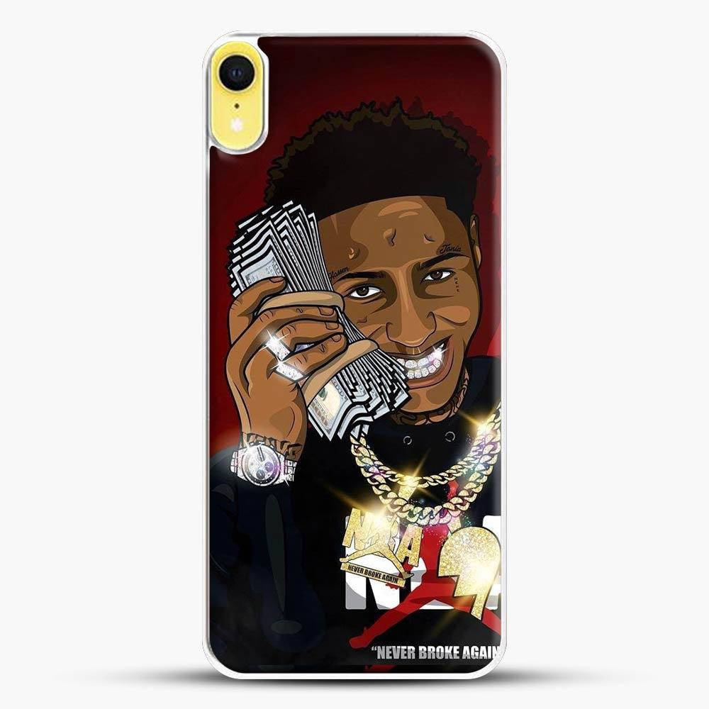 NBA Youngboy, cartoon character, stacks of cash, SD Desktop Wallpaper