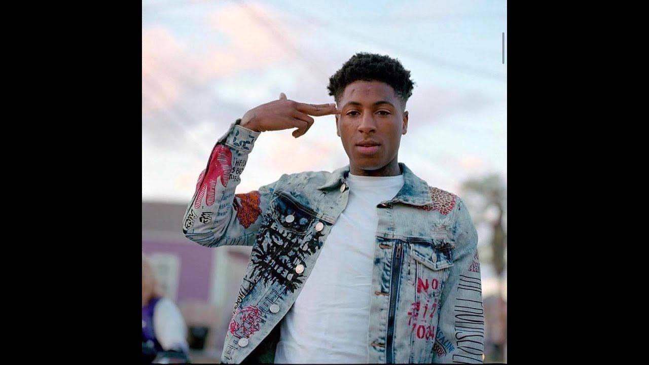 NBA Youngboy, denim jacket, twilight sky, HD Desktop Wallpaper