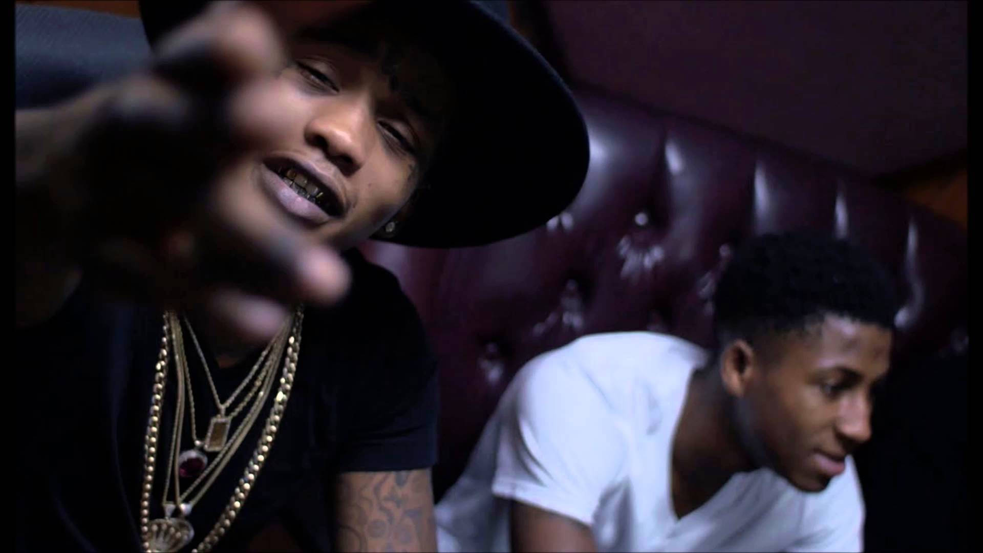 NBA Youngboy, gold chains, hat, Full HD Desktop Wallpaper