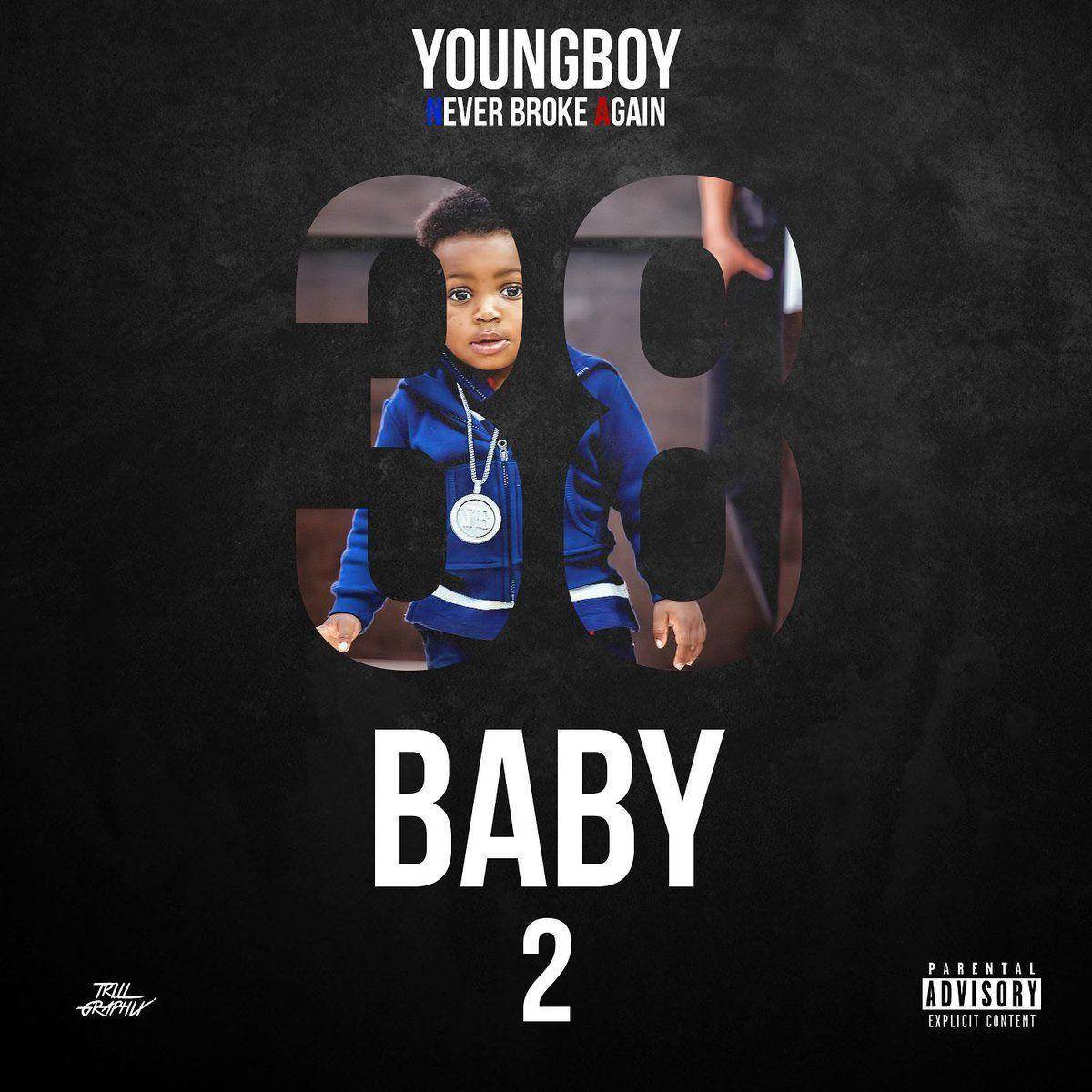 NBA Youngboy, blue hoodie, number 38, SD Desktop Wallpaper