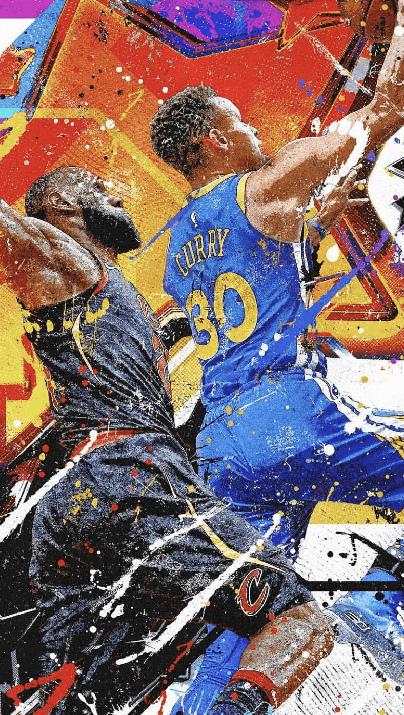 NBA, chase down, basketball players, HD Phone Wallpaper