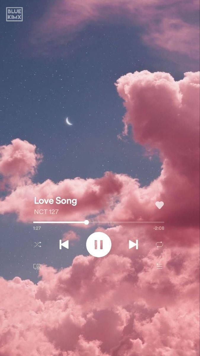 NCT 127, starry twilight sky, crescent moon, SD Phone Wallpaper