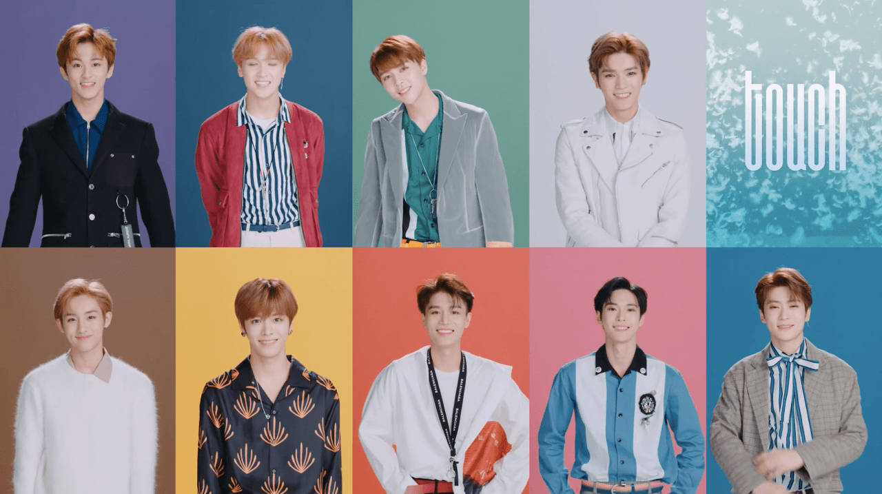 Nct 127, promotional portrait grid, vibrant solid color backdrops, HD Desktop Wallpaper