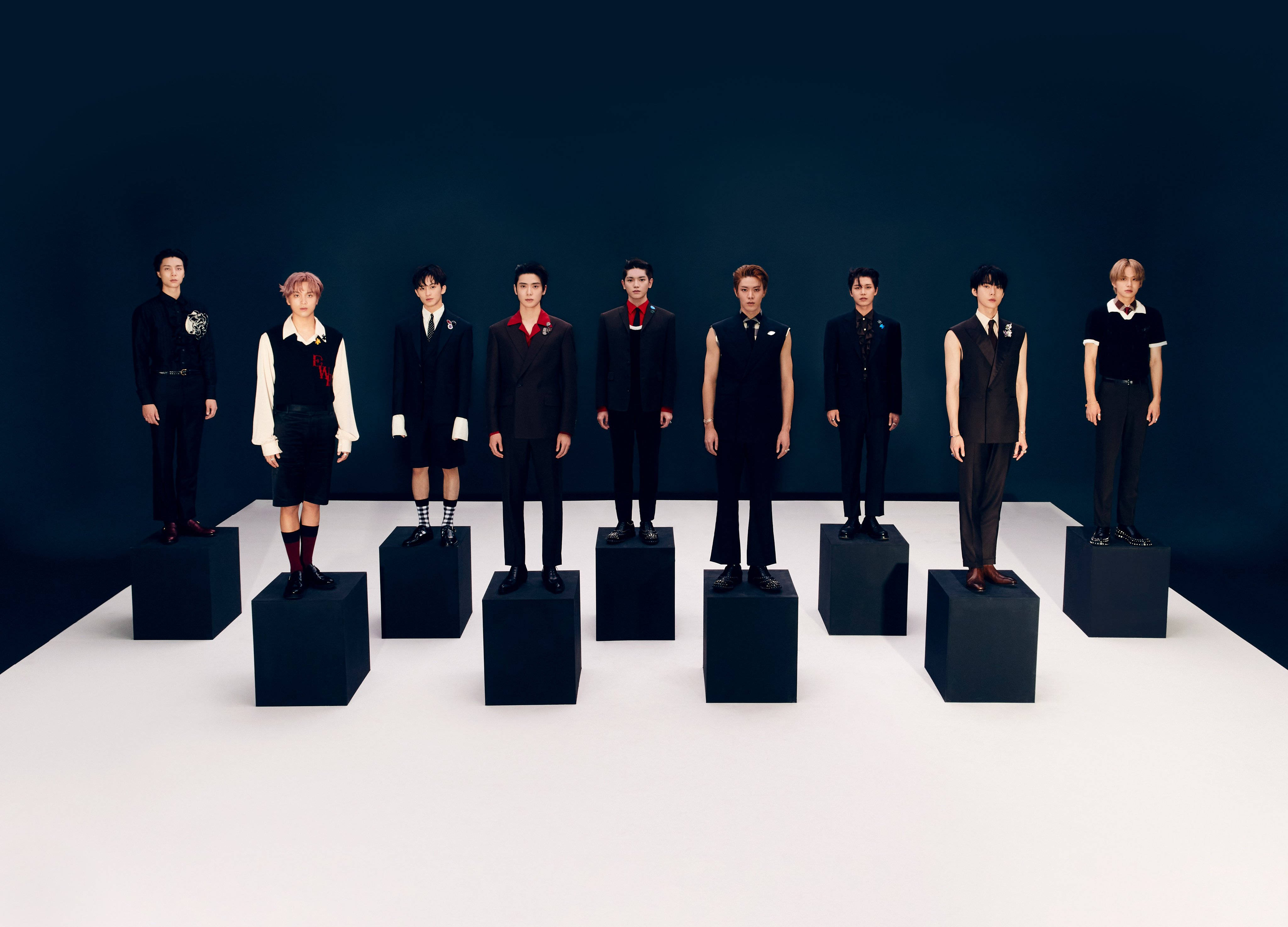 NCT 127, Favorite Repackage Classic Version, black outfits, 4K Desktop Wallpaper
