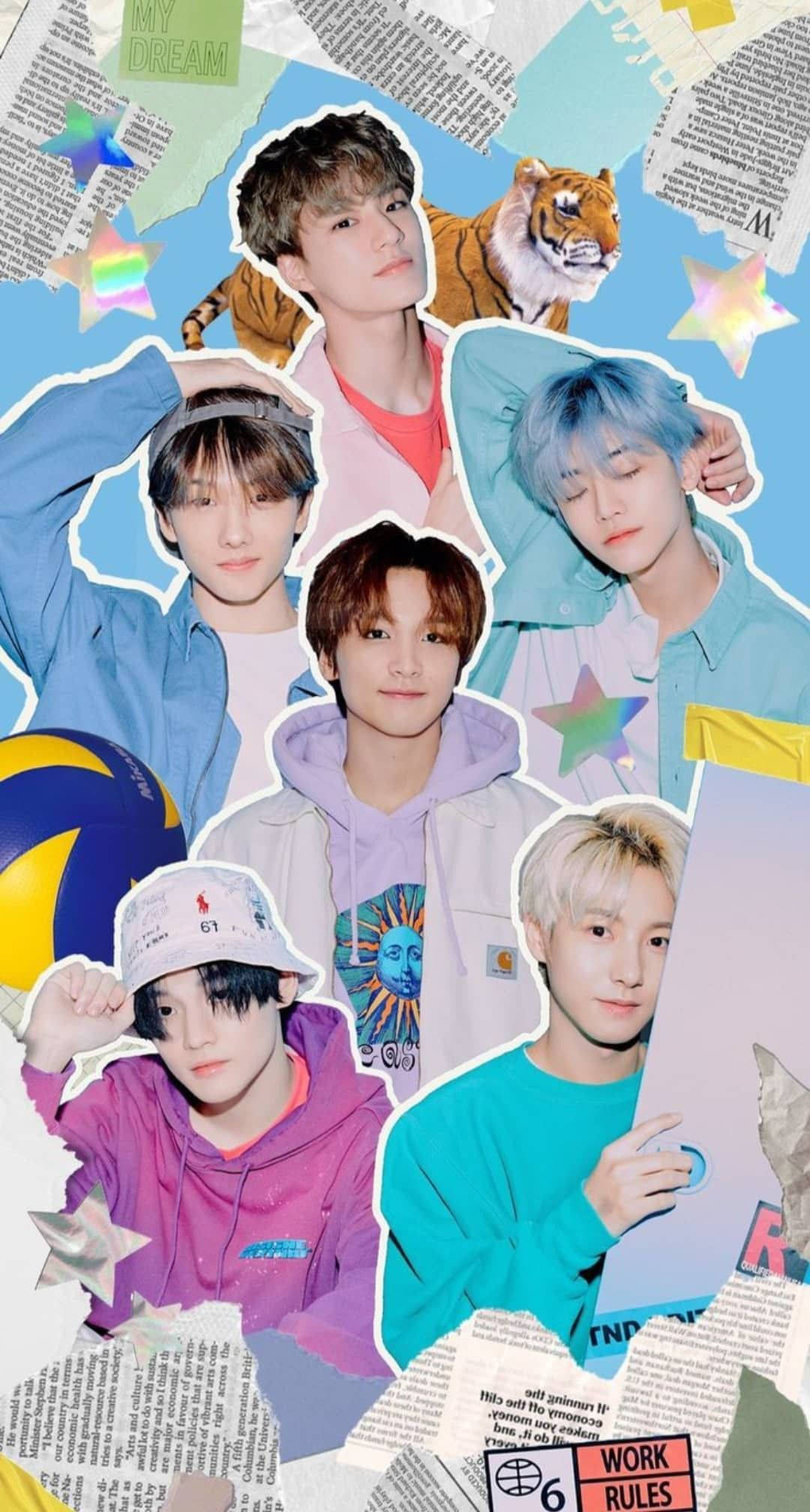 NCT, Kpop, indie kid aesthetic, Full HD Phone Wallpaper