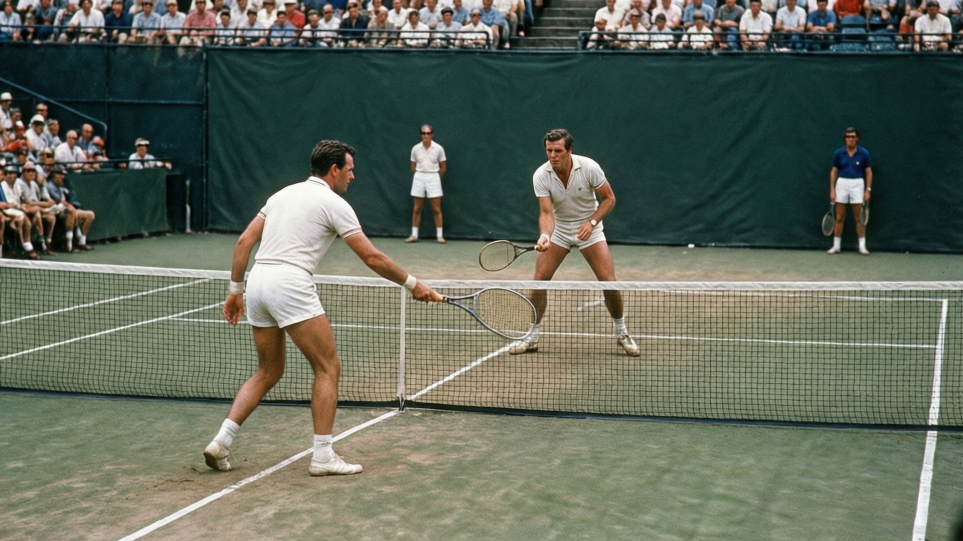 Neale Fraser, 1959 US Open, doubles, Full HD Desktop Wallpaper