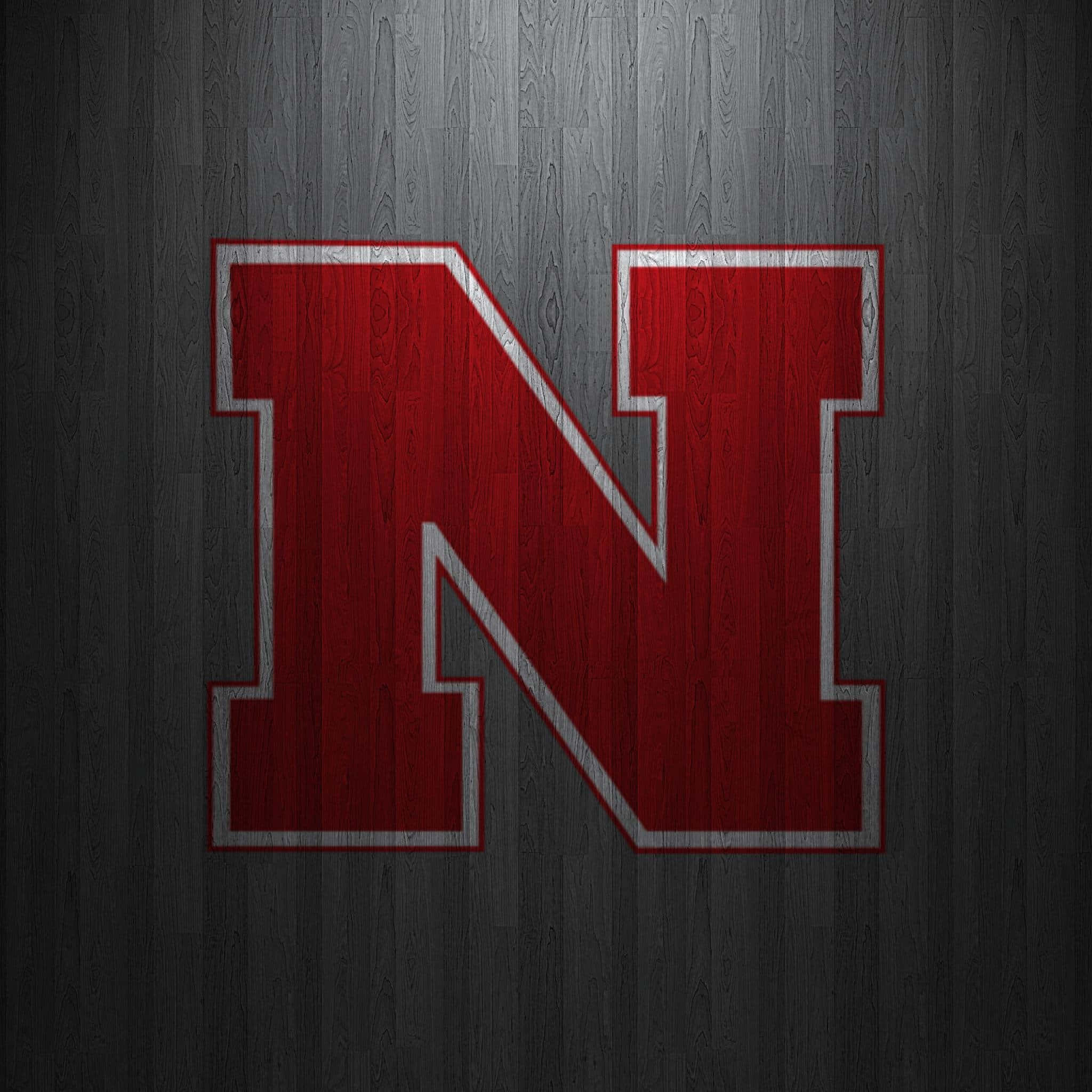 Nebraska Huskers, red letter N, white trim, Full HD Desktop Wallpaper