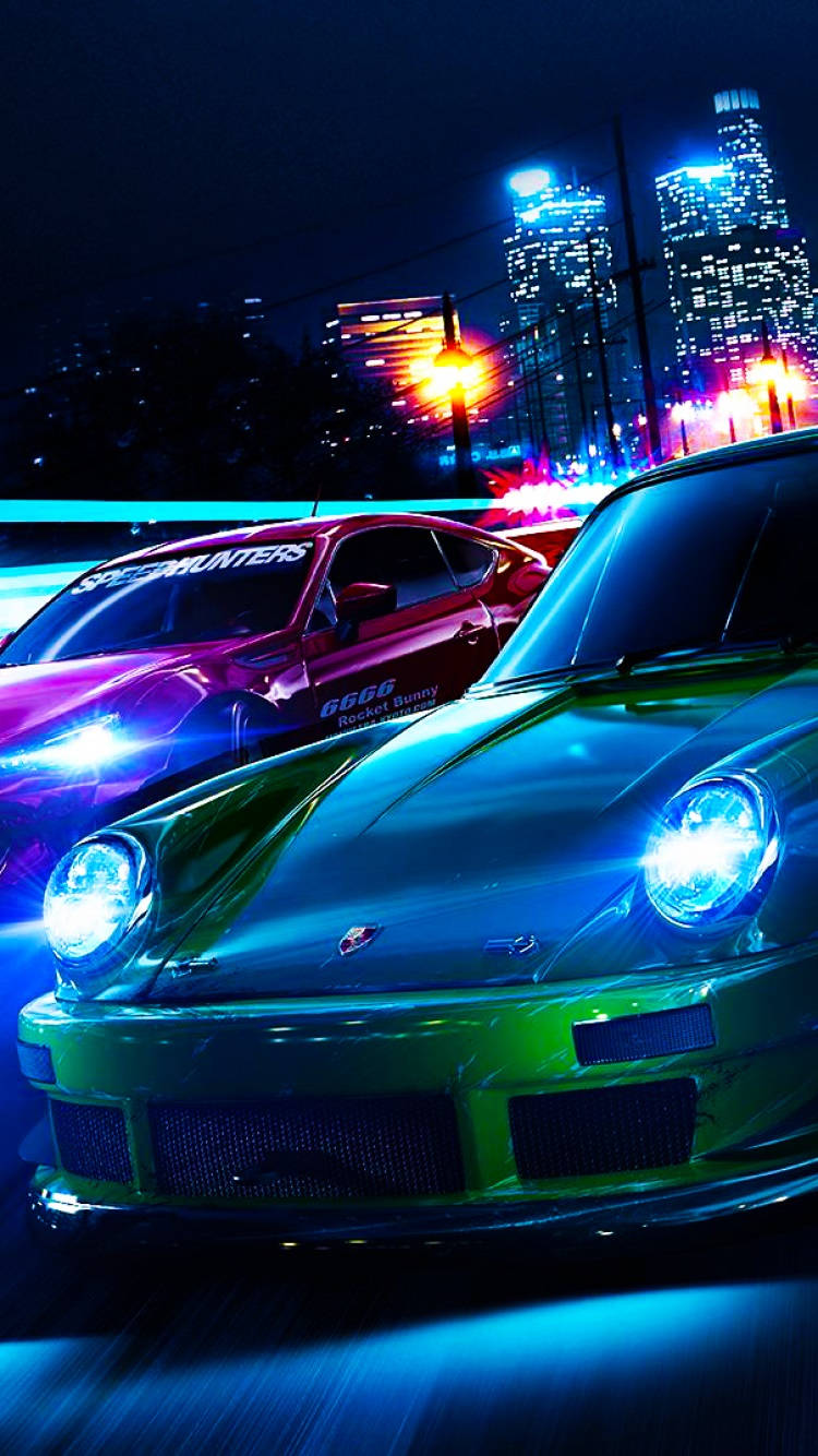 Need For Speed, sports cars, cityscape, HD Phone Wallpaper