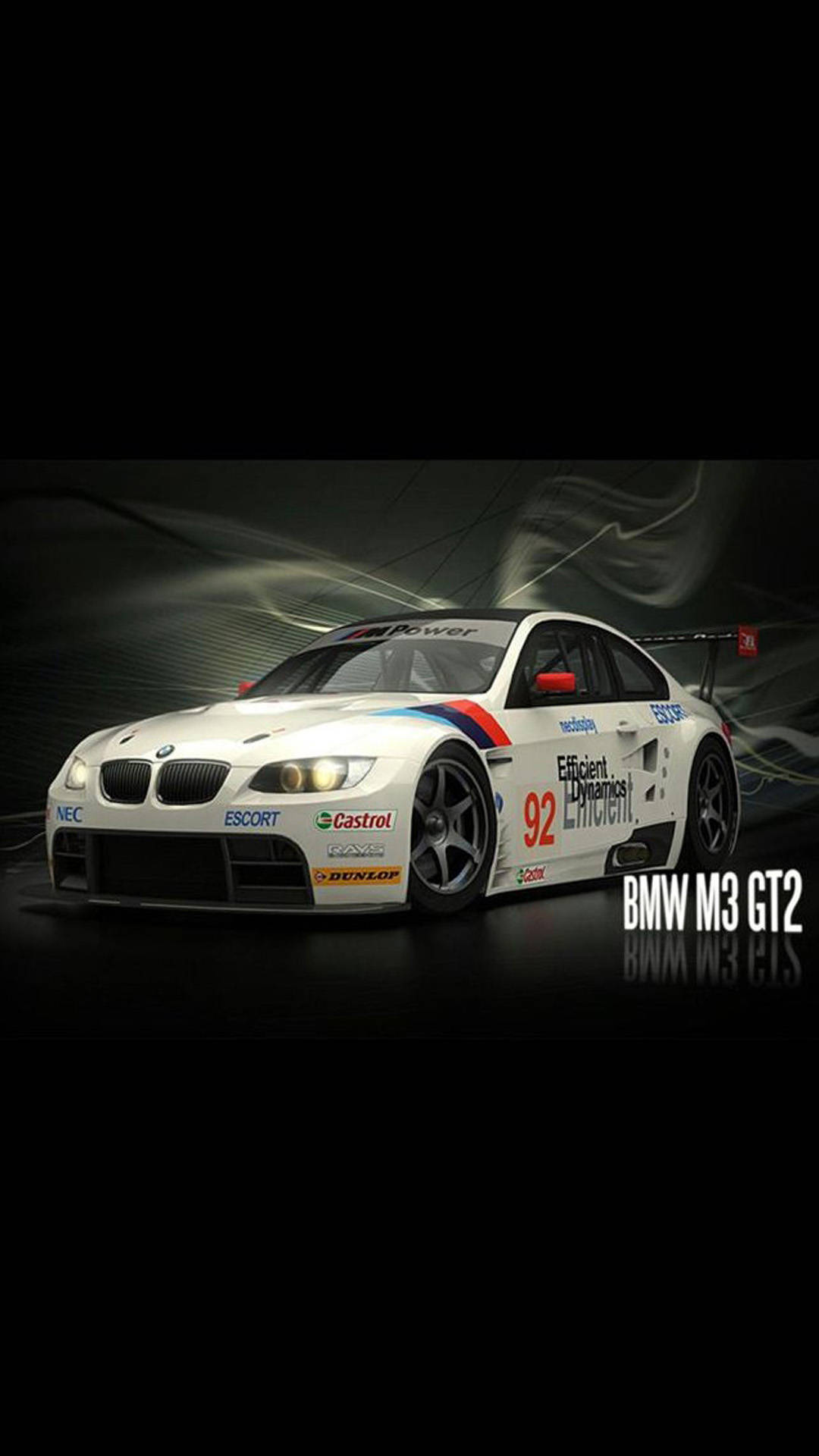 Need For Speed, white BMW M3 GT2, glowing headlights, Full HD Phone Wallpaper