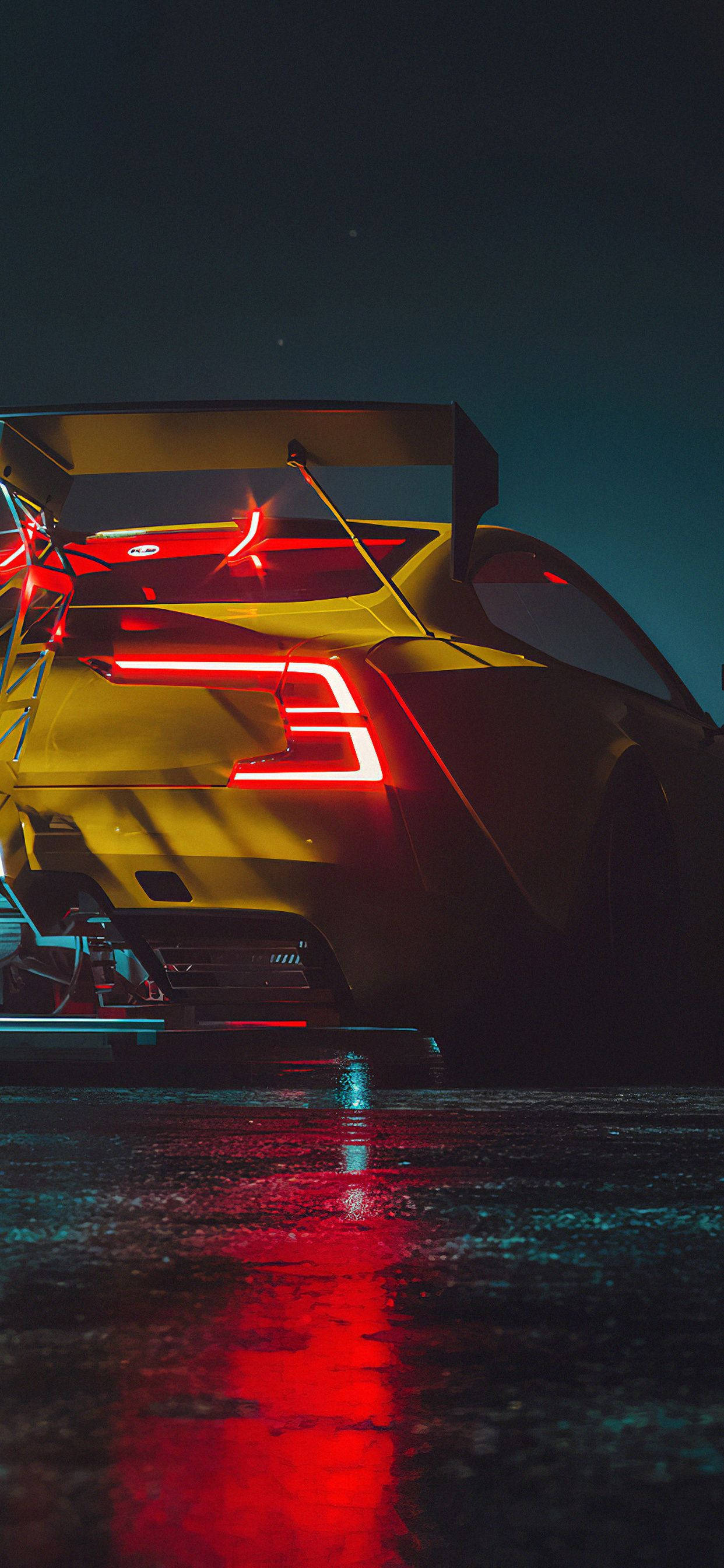 Need For Speed, sports car, red neon, 2K Phone Wallpaper