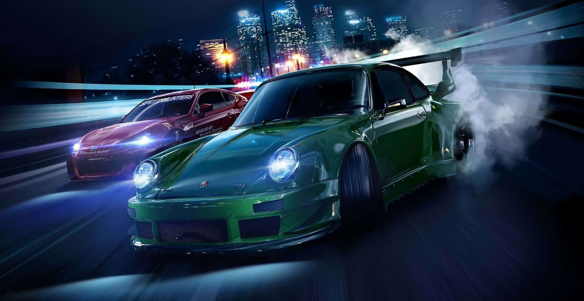 Need For Speed Pc, sports cars, night, Full HD Desktop Wallpaper