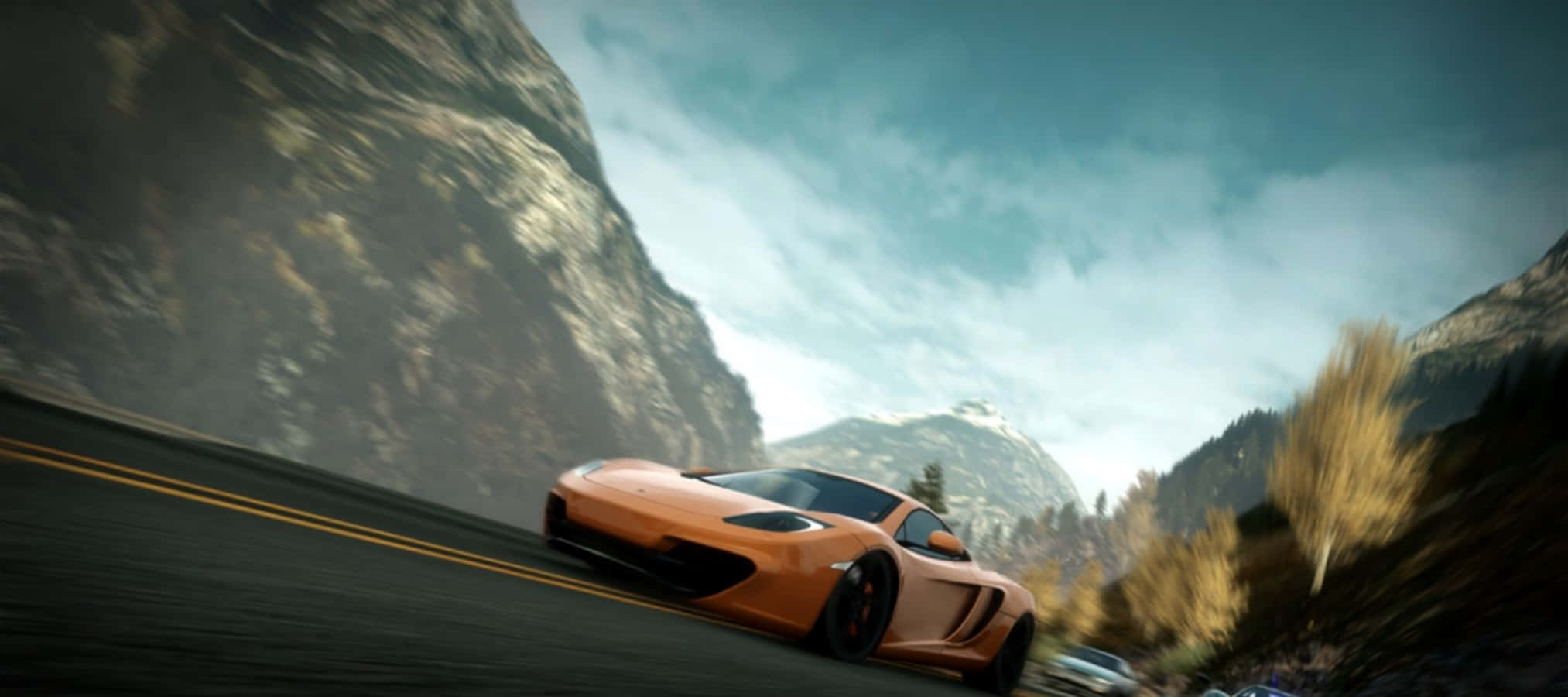 Need For Speed, PC, vibrant orange sports car, Full HD Desktop Wallpaper