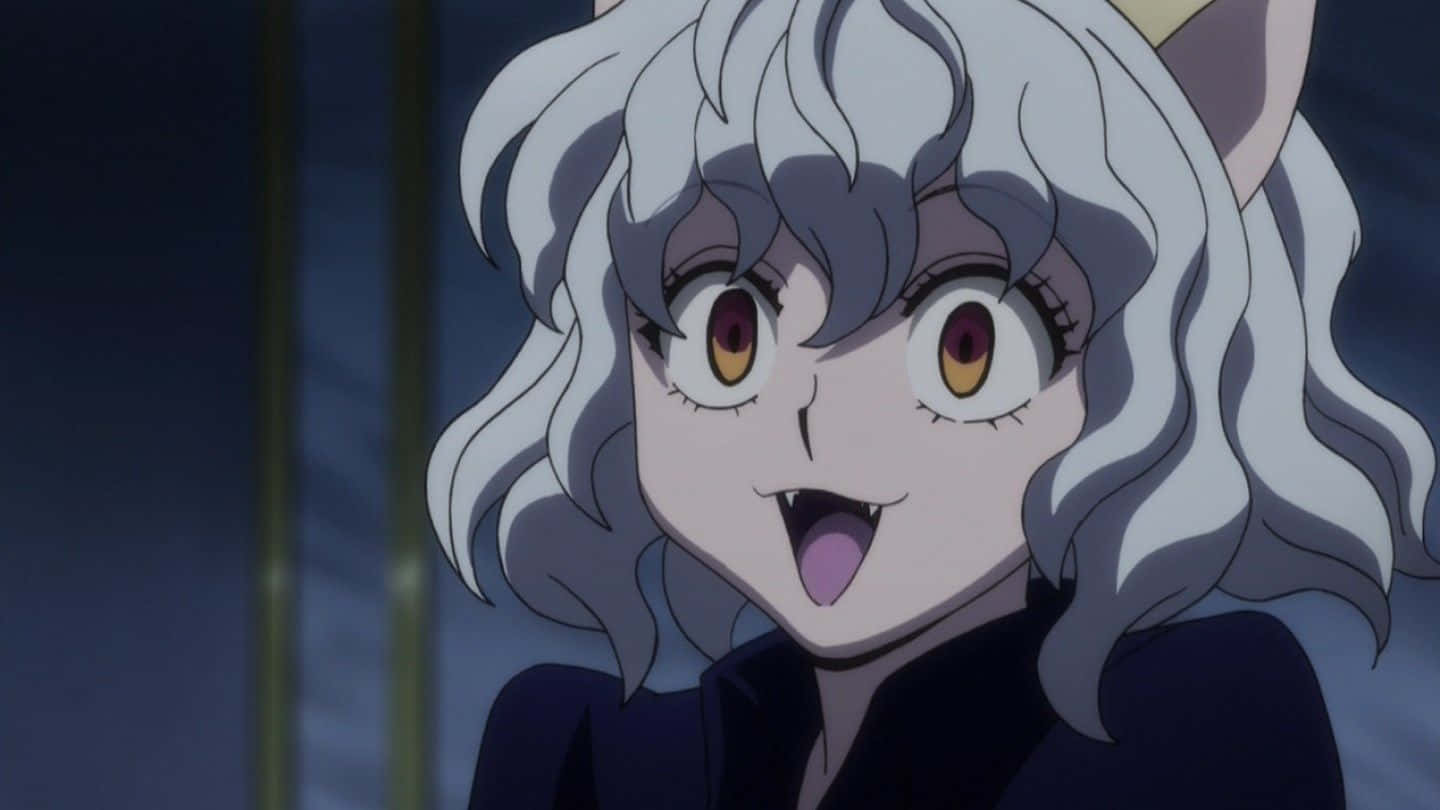 Neferpitou, anime girl, silver hair, HD Desktop Wallpaper