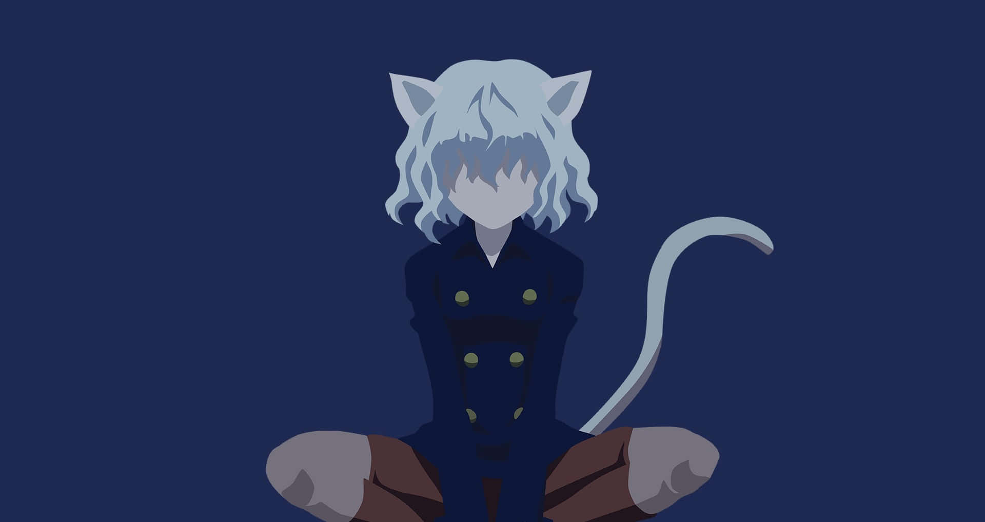 Neferpitou, cat ears, cat tail, Full HD Desktop Wallpaper