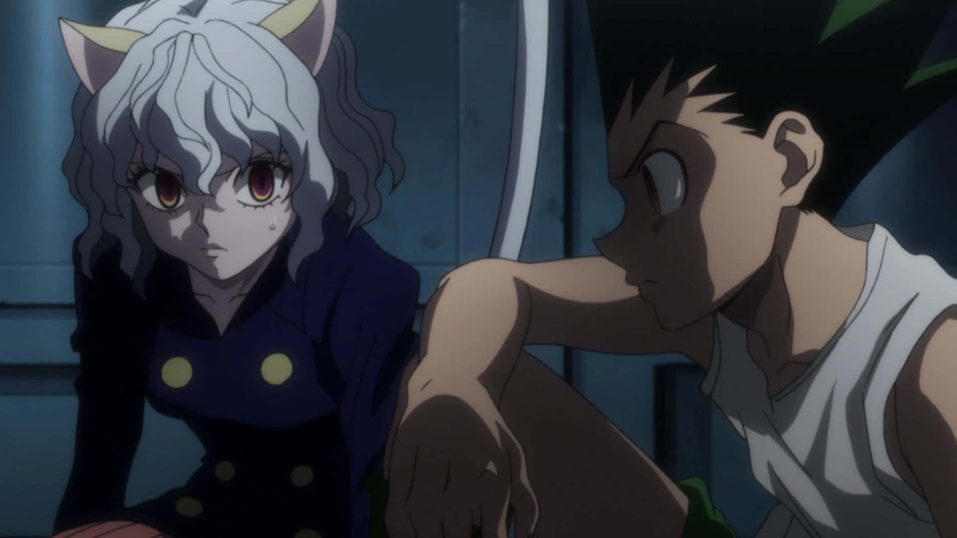 Neferpitou, cat ears, dim lighting, Full HD Desktop Wallpaper