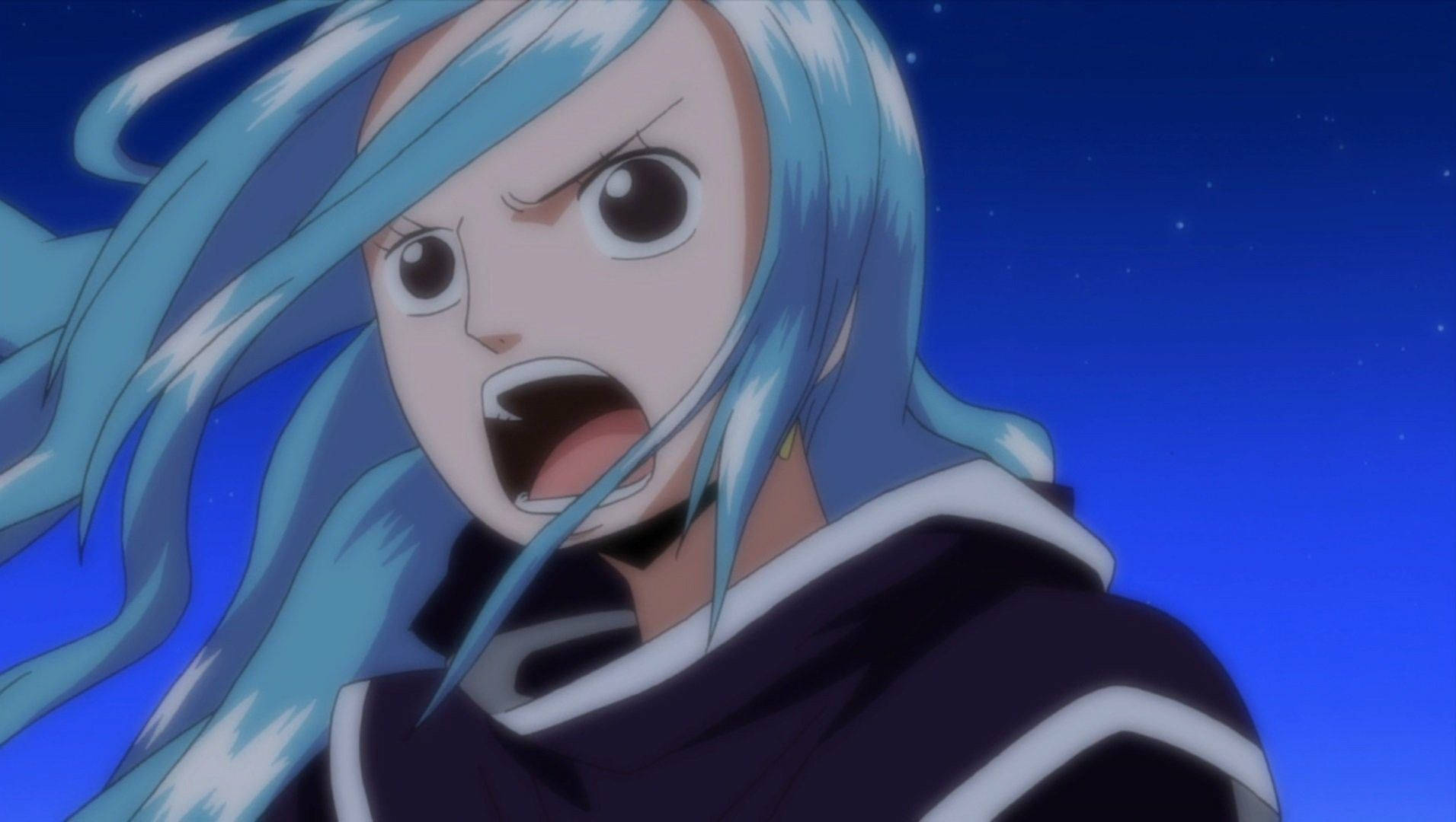 Nefertari Vivi, blue-haired, wide eyes, HD Desktop Wallpaper