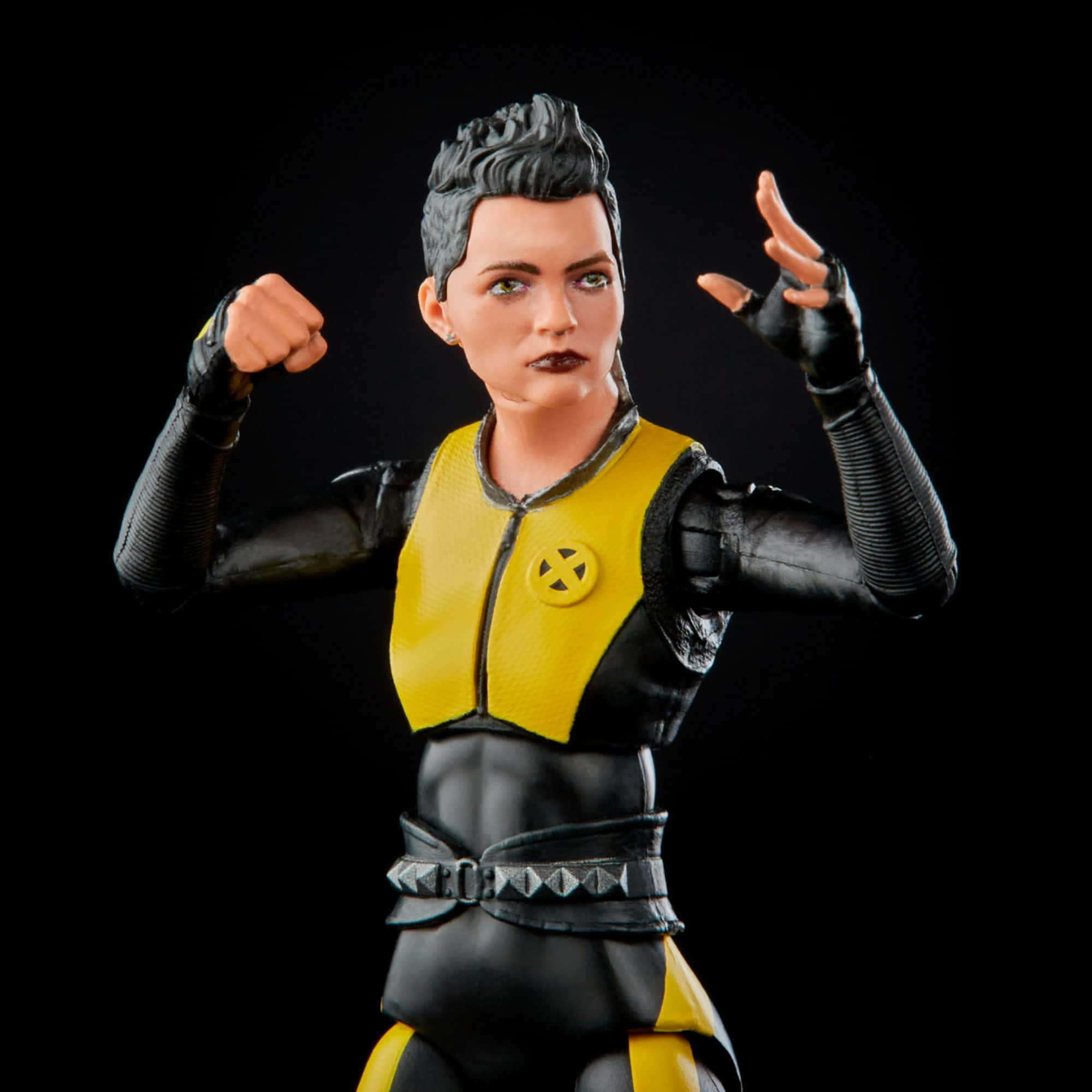 Negasonic Teenage Warhead, black and yellow costume, action figure, Full HD Desktop Wallpaper