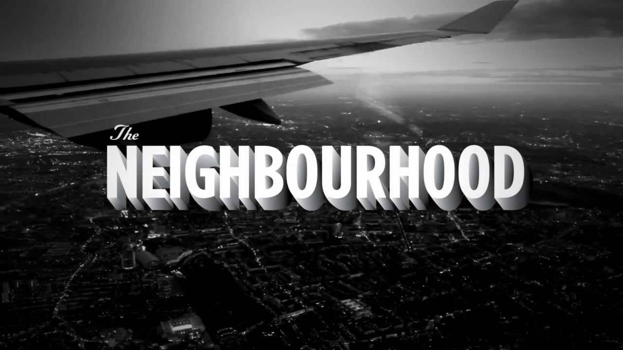 The NEIGHBOURHOOD, black and white aerial view, airplane window, HD Desktop Wallpaper