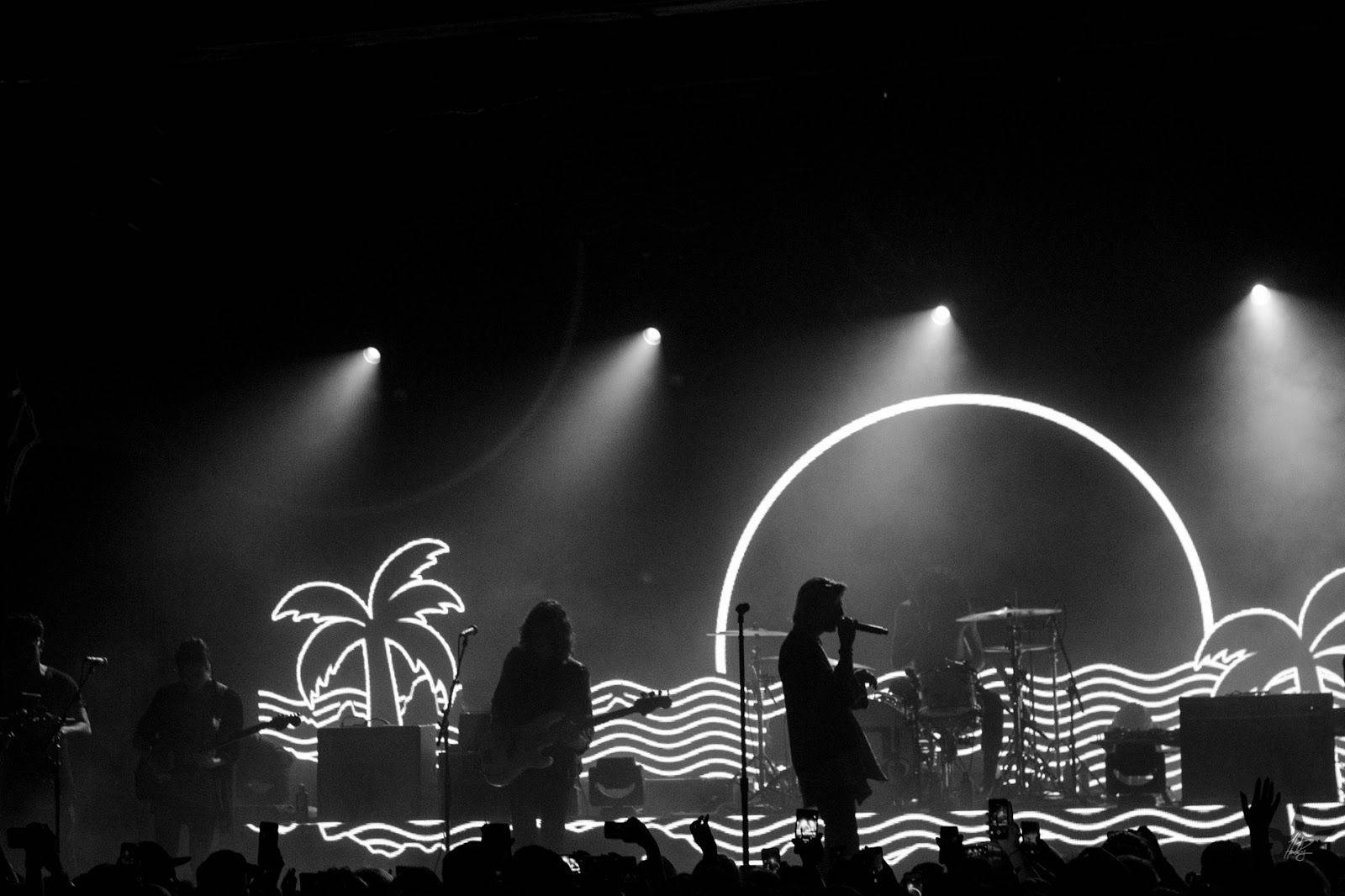 The Neighbourhood, stage, bright stage lights, HD Desktop Wallpaper
