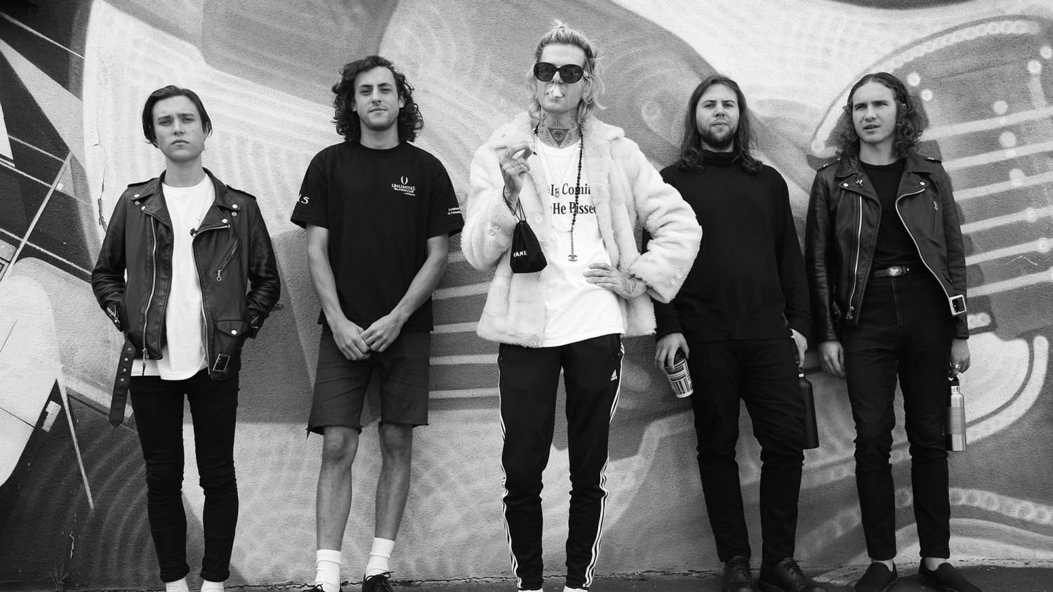 The Neighbourhood, streetwear, graffiti-covered wall, HD Desktop Wallpaper