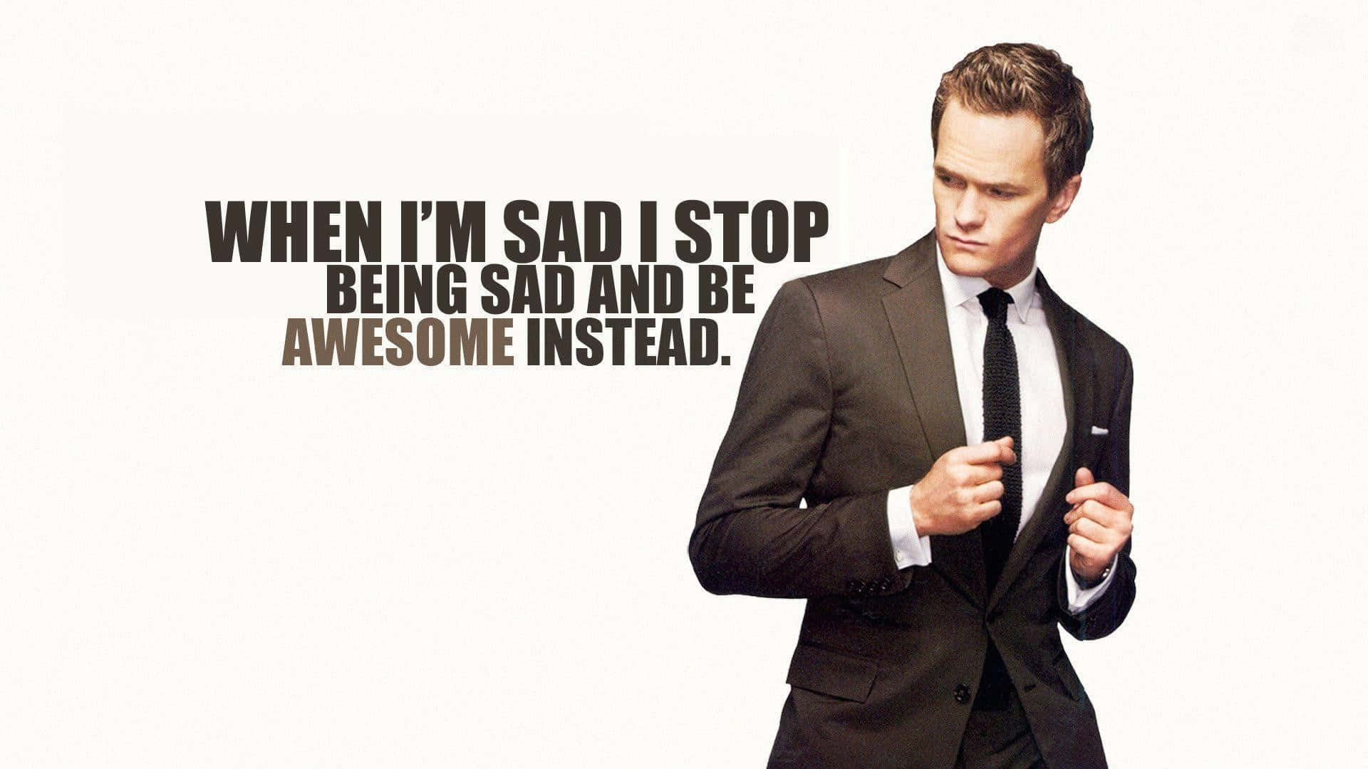 Neil Patrick Harris, black suit, white background, Full HD Desktop Wallpaper