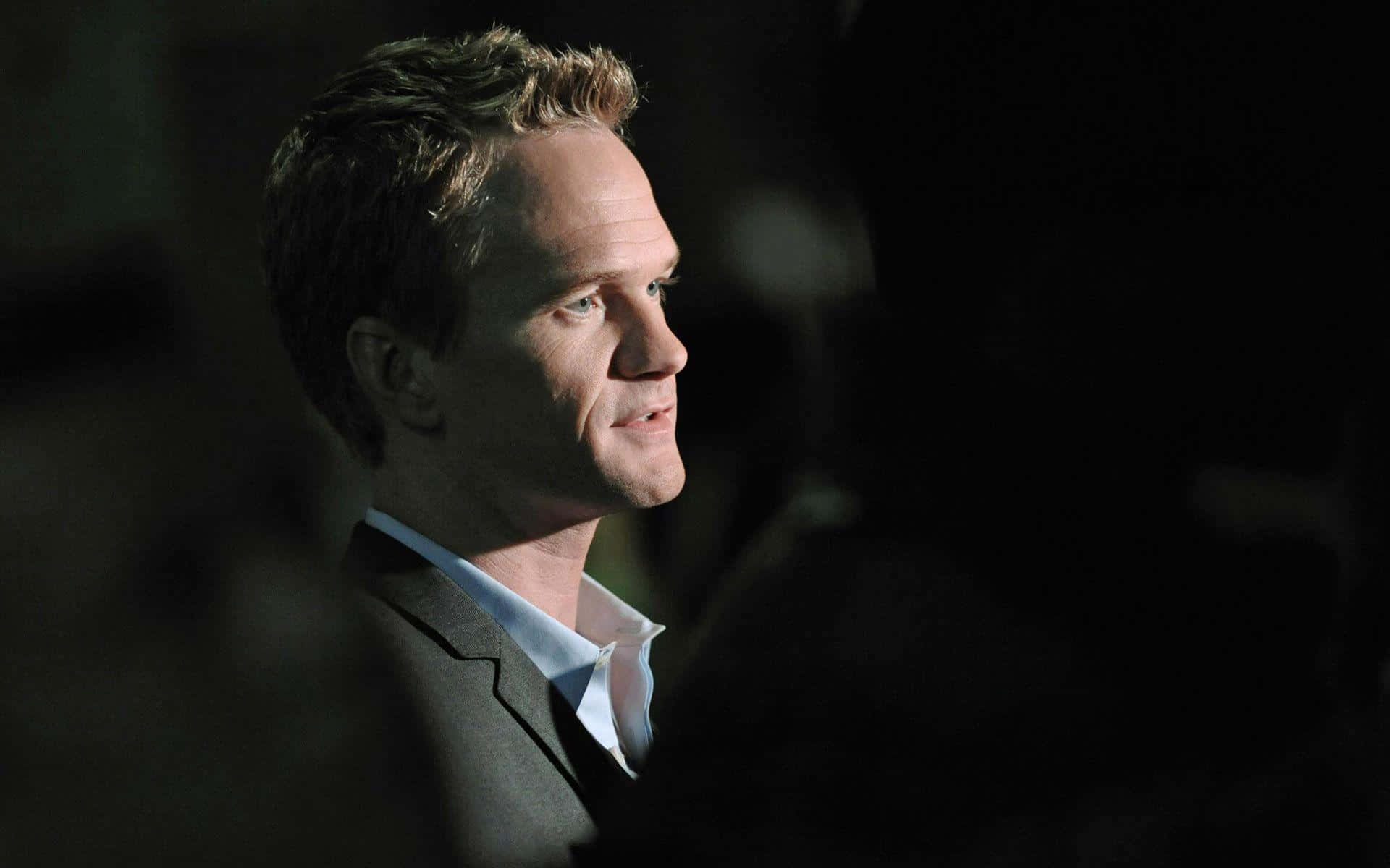 Neil Patrick Harris, suit, dramatic side lighting, Full HD Desktop Wallpaper
