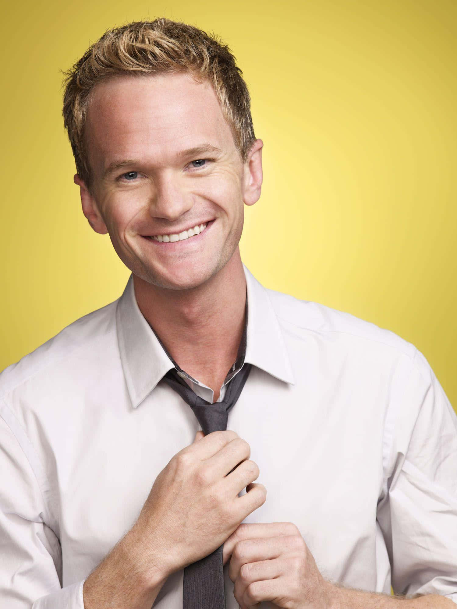 Neil Patrick Harris, white shirt, loosened tie, Full HD Phone Wallpaper