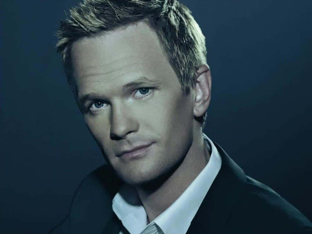 Neil Patrick Harris, short blond hair, dark suit, SD Desktop Wallpaper
