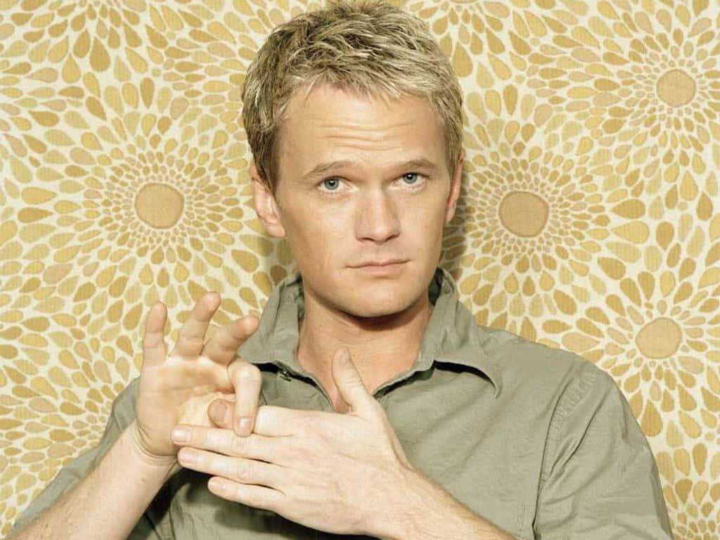 Neil Patrick Harris, blond hair, blue eyes, SD Desktop Wallpaper