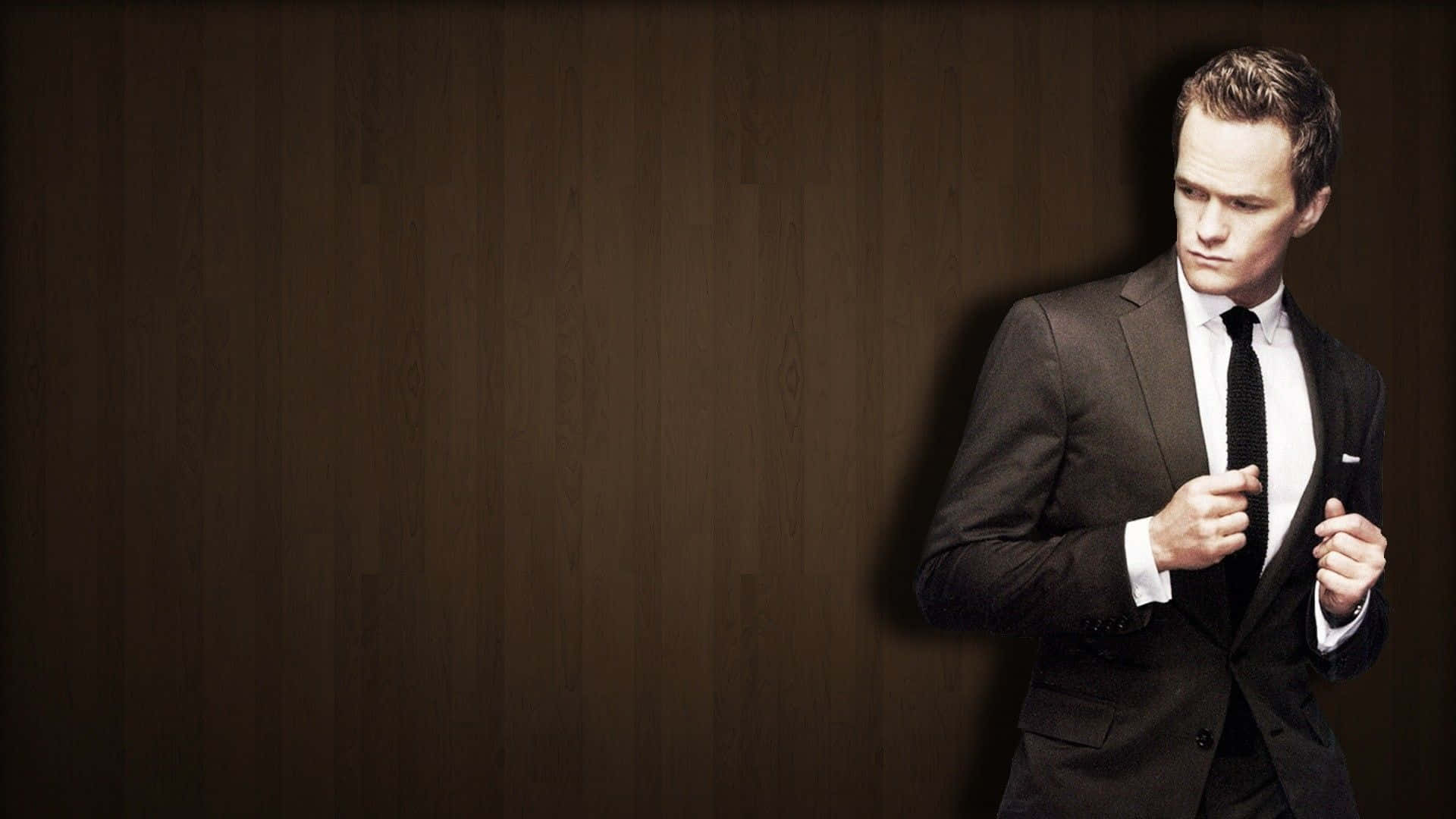 Neil Patrick Harris, dark suit, tie, Full HD Desktop Wallpaper