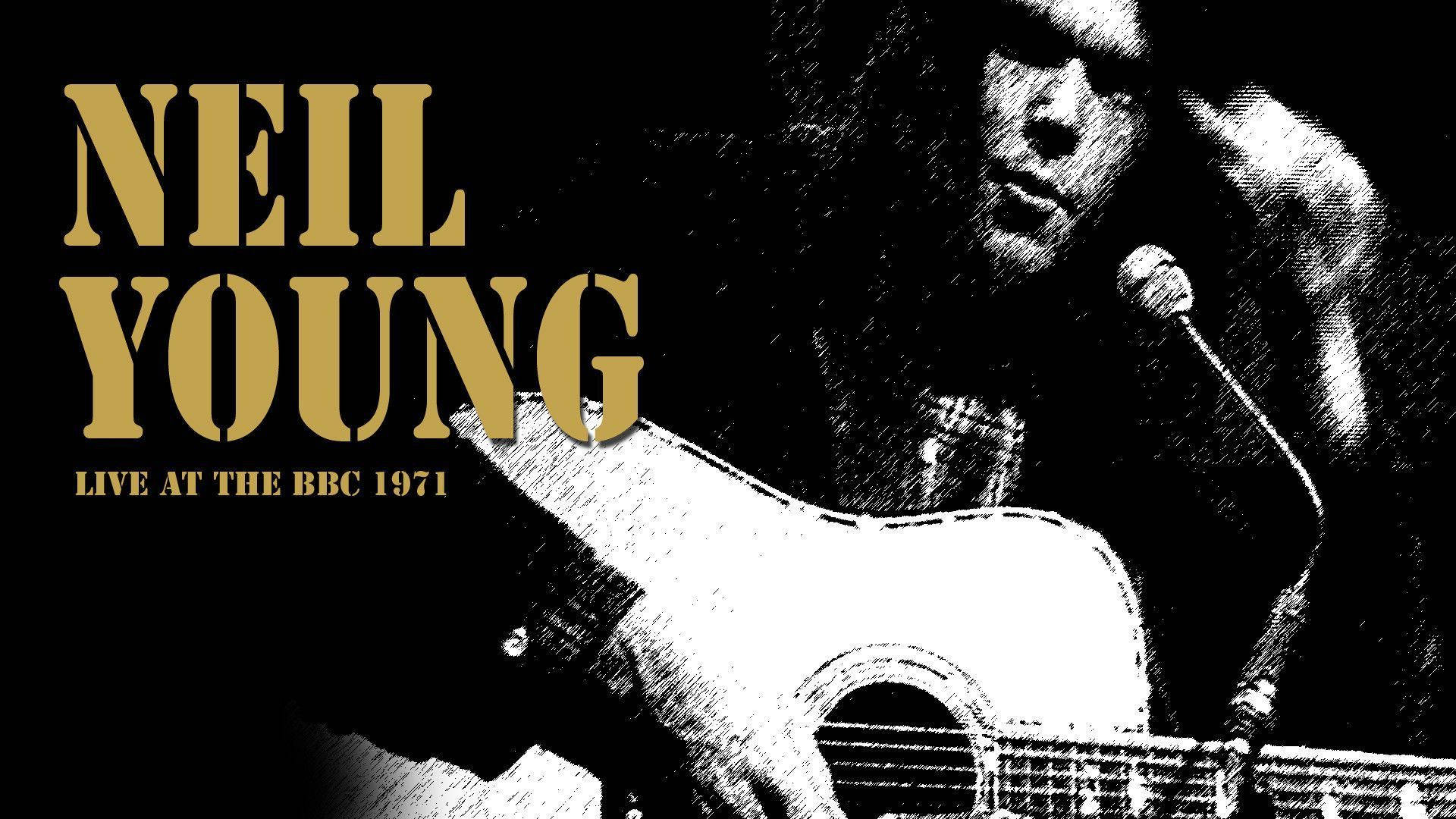 Neil Young, acoustic guitar, live on stage, Full HD Desktop Wallpaper